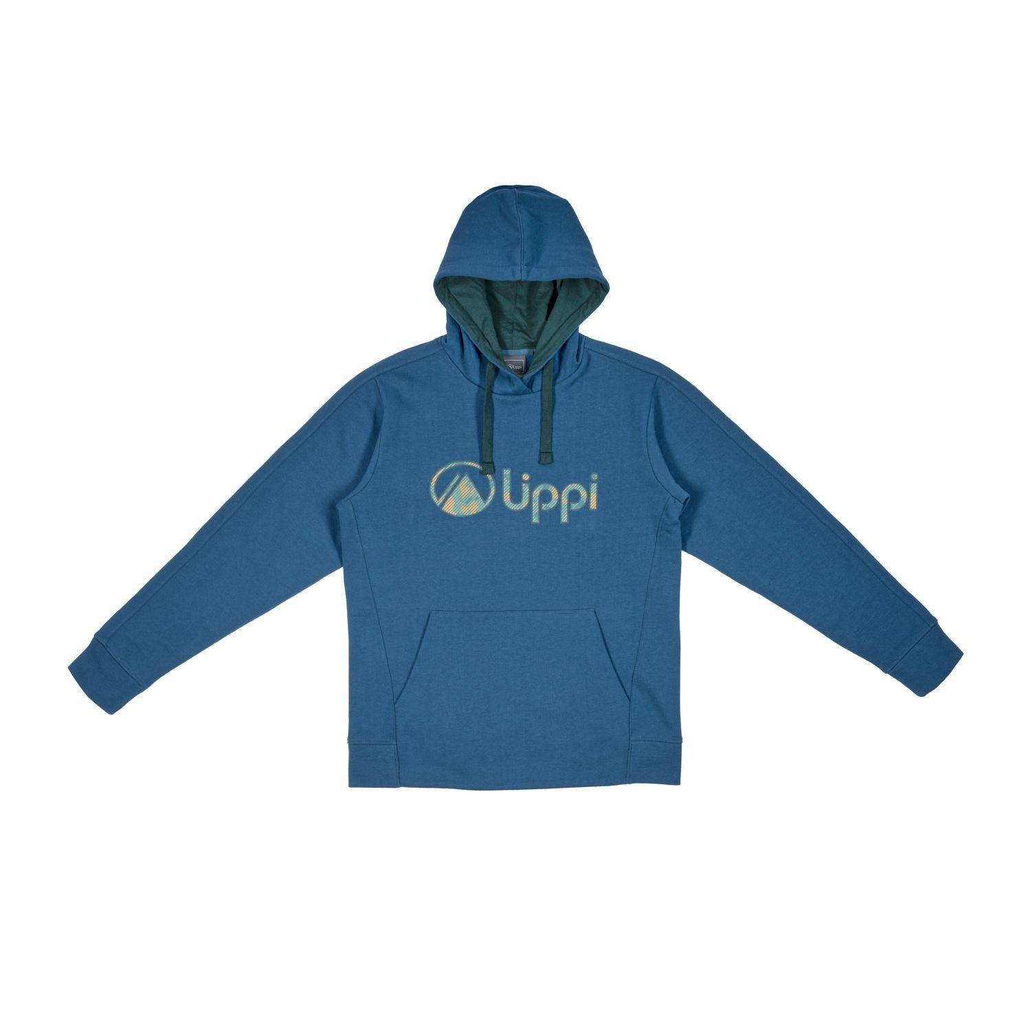 Poleron Teen Boy Insigne Hoody Sweatshirt Azul Lippi-0