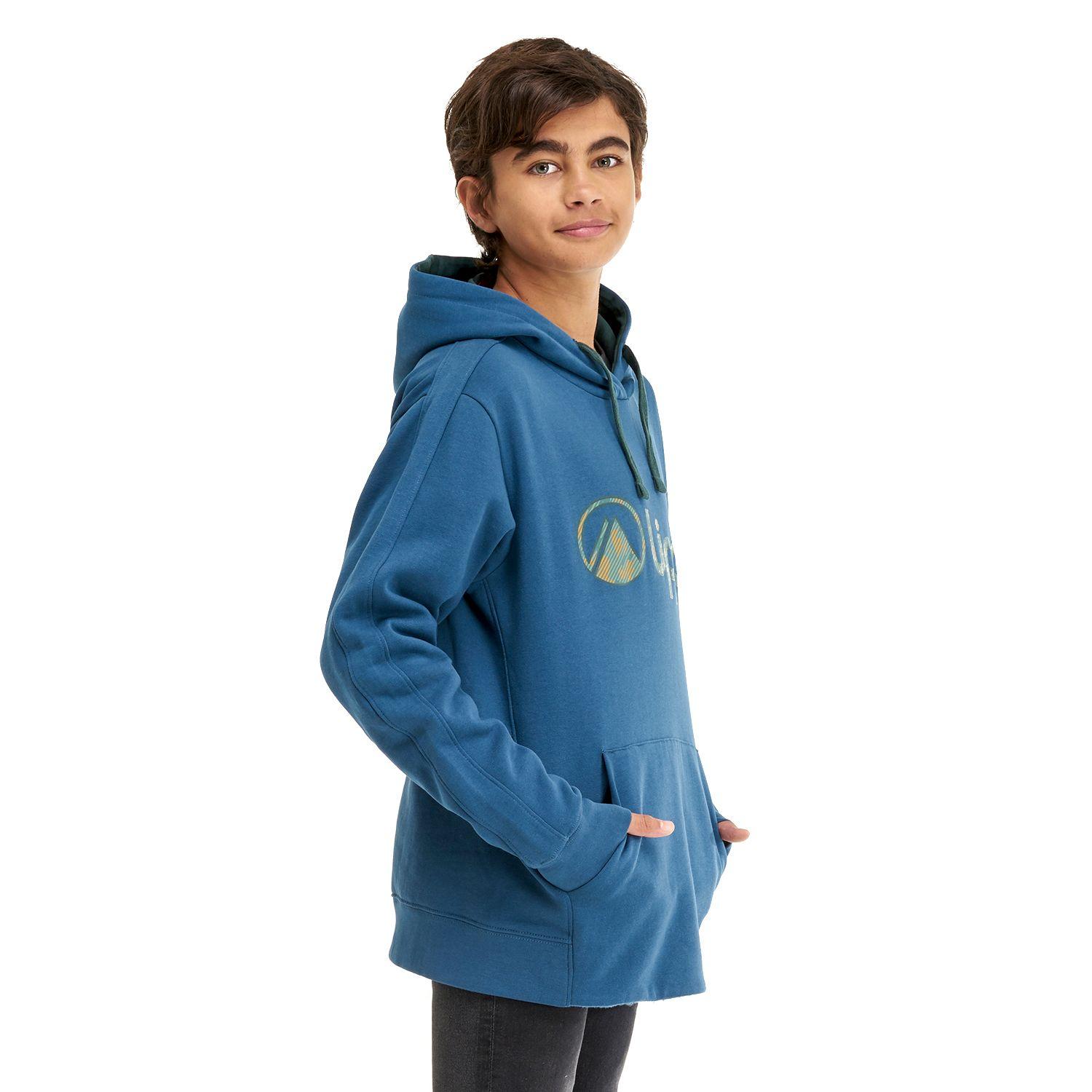 Poleron Teen Boy Insigne Hoody Sweatshirt Azul Lippi-2