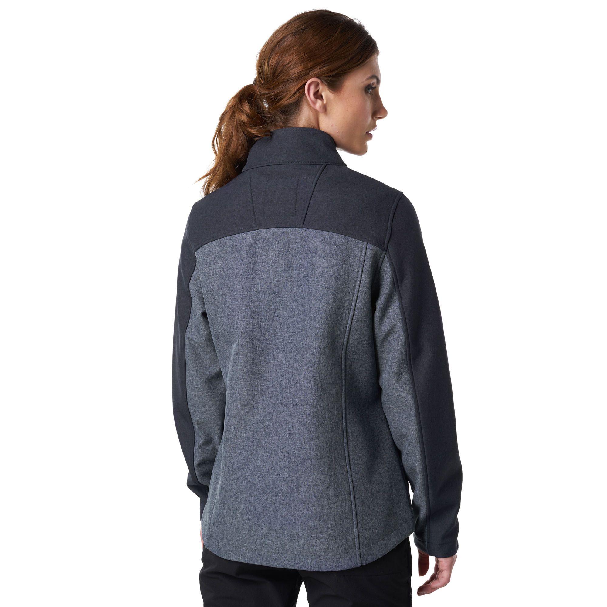 Chaqueta Mujer Blast Softshell Jacket Melange Gris Claro Lippi-3