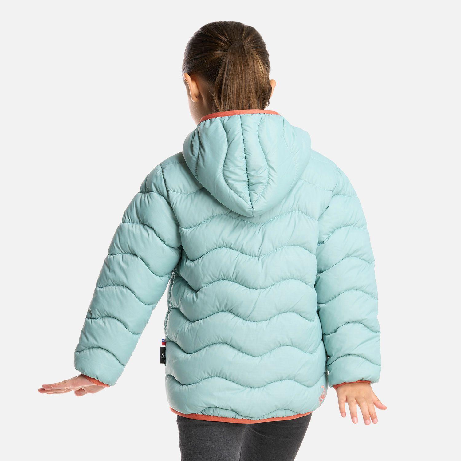 Chaqueta Niña Ultra Livianita Celeste Haka Honu-2