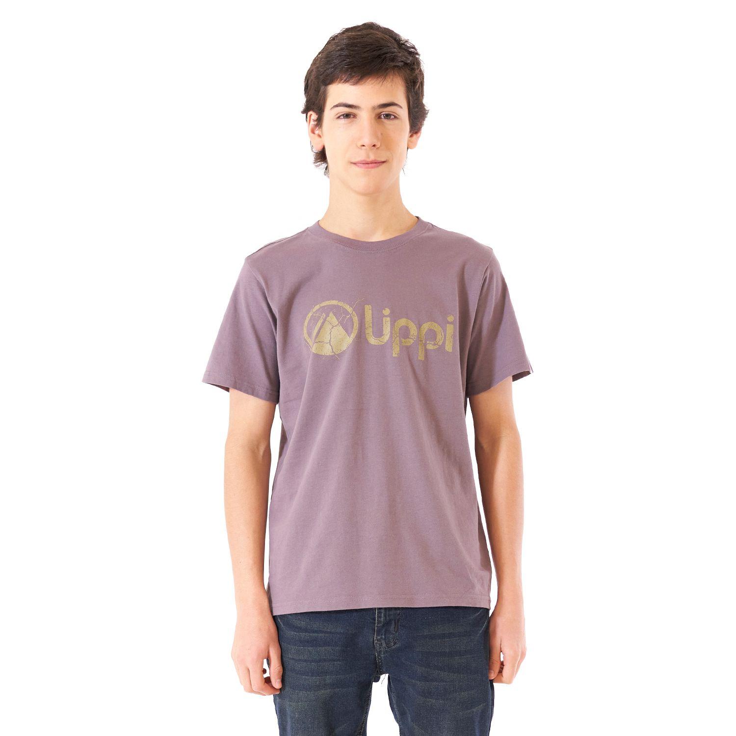 Polera Teen Boy Logo Lippi UV-Stop T-Shirt Malva Lippi V21-1