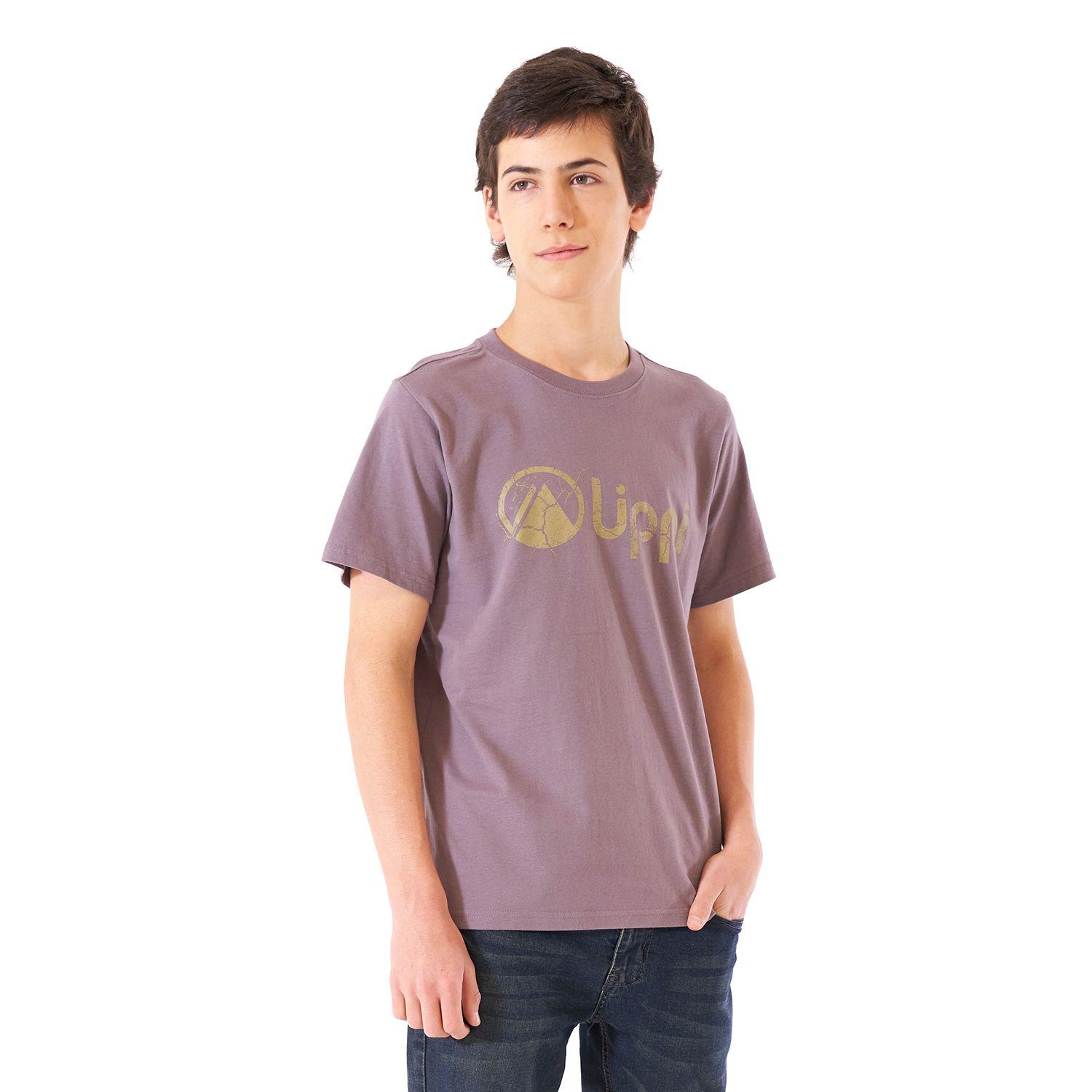 Polera Teen Boy Logo Lippi UV-Stop T-Shirt Malva Lippi V21-2