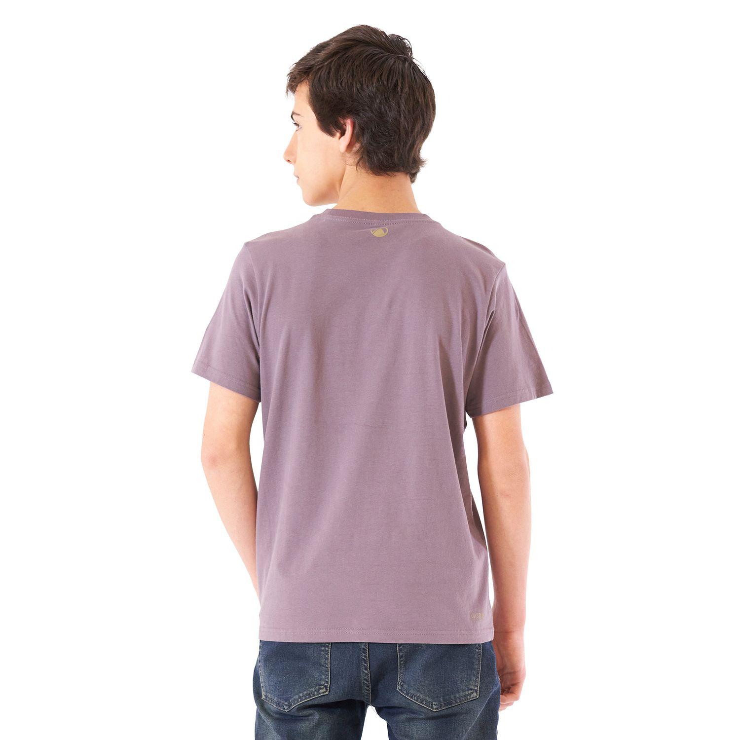 Polera Teen Boy Logo Lippi UV-Stop T-Shirt Malva Lippi V21-5