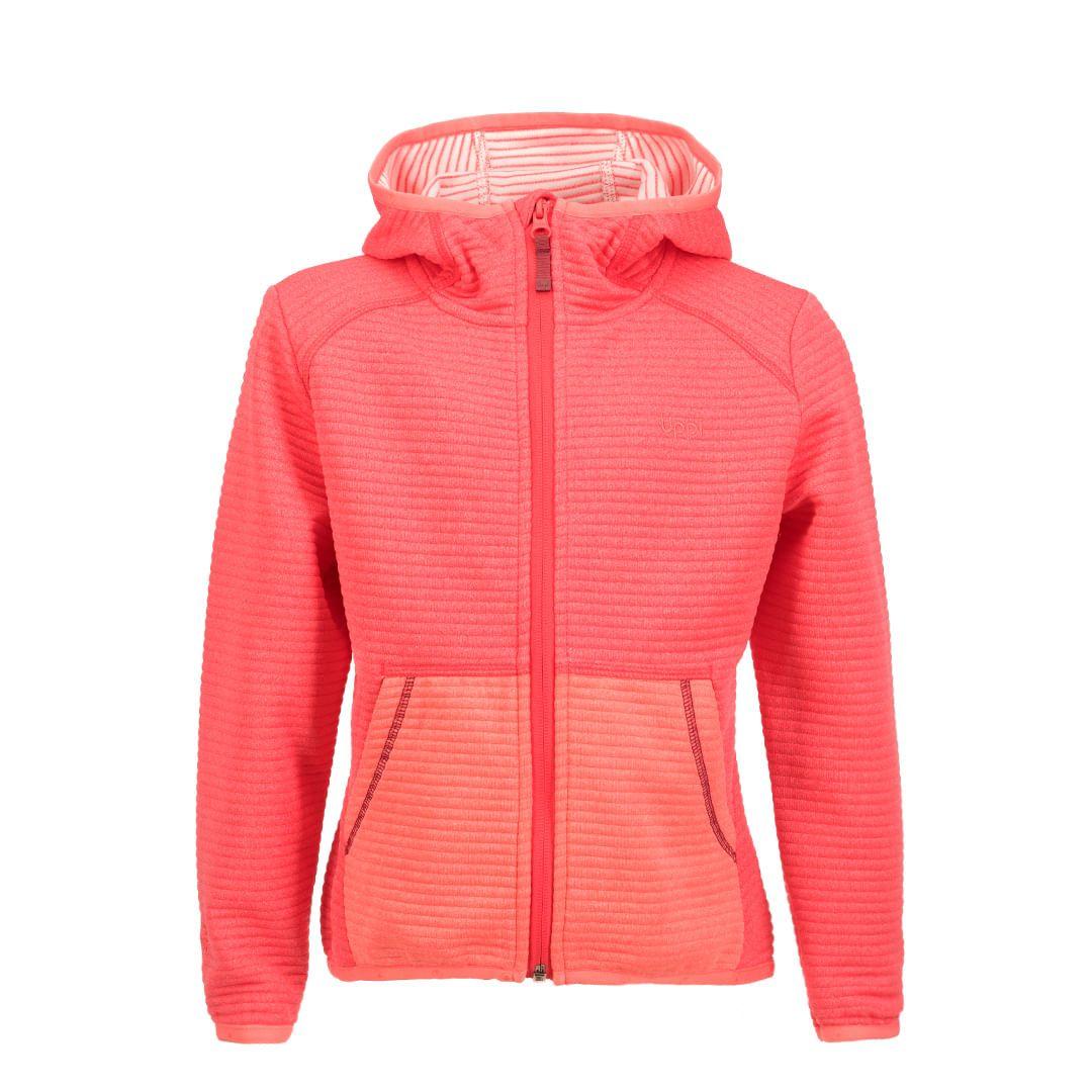 Chaqueta Niña Baffle Nano-F 1/4 Zip Melange Frambuesa Lippi-0