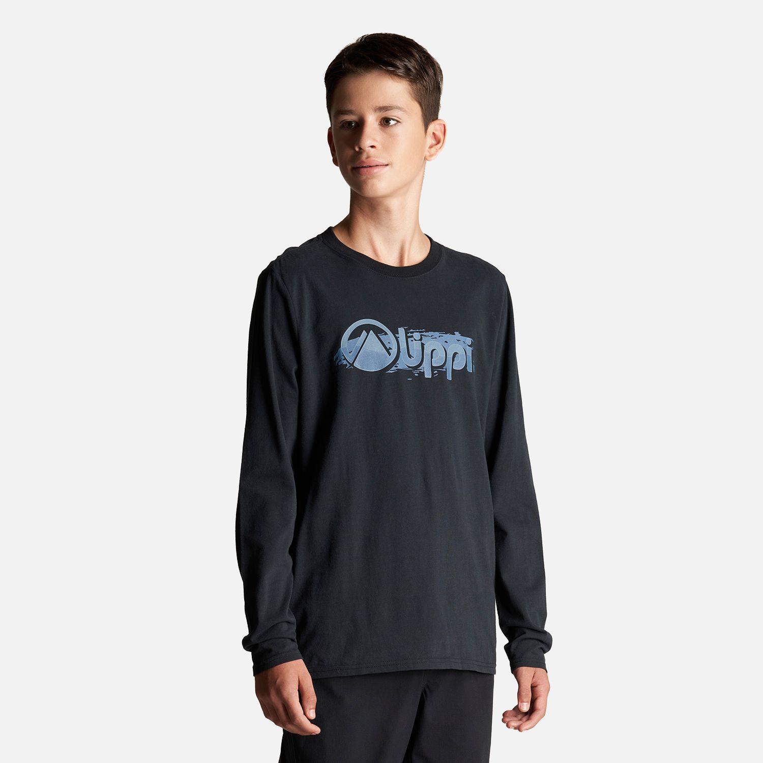 Polera Teen Boy Logo Lippi Long Sleeve T-Shirt Negro Lippi-2