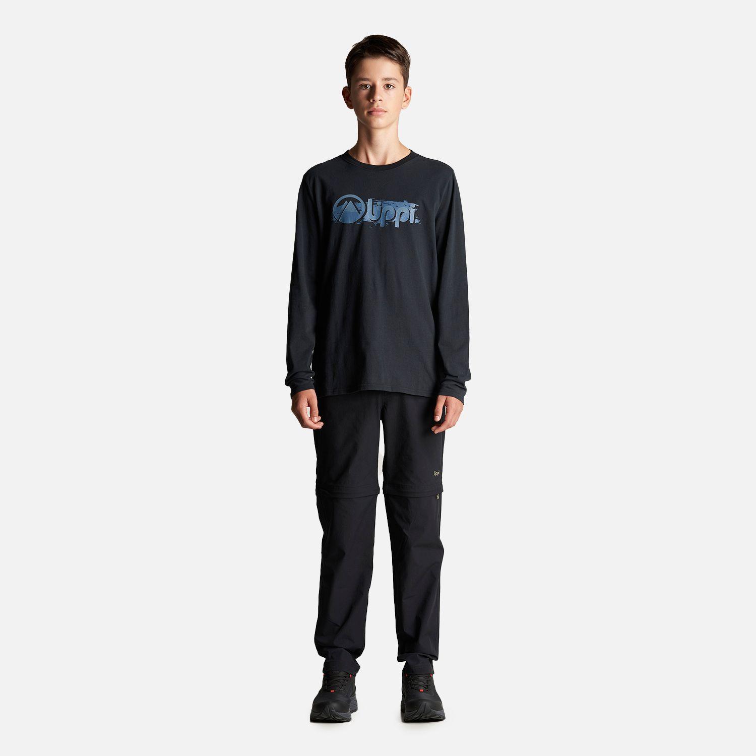 Polera Teen Boy Logo Lippi Long Sleeve T-Shirt Negro Lippi-5
