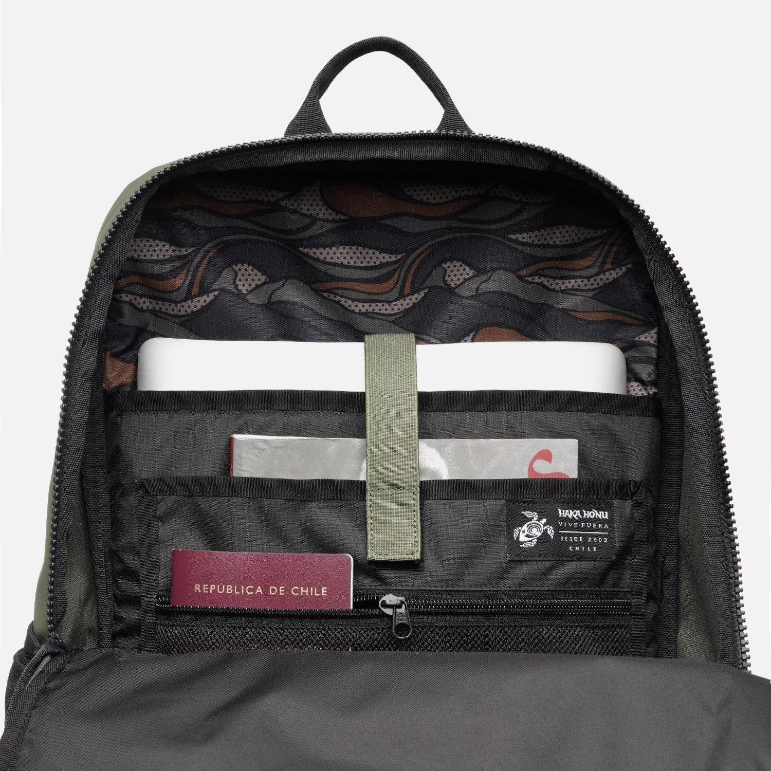 Mochila Cromi 22L Verde Militar Haka Honu V26-7