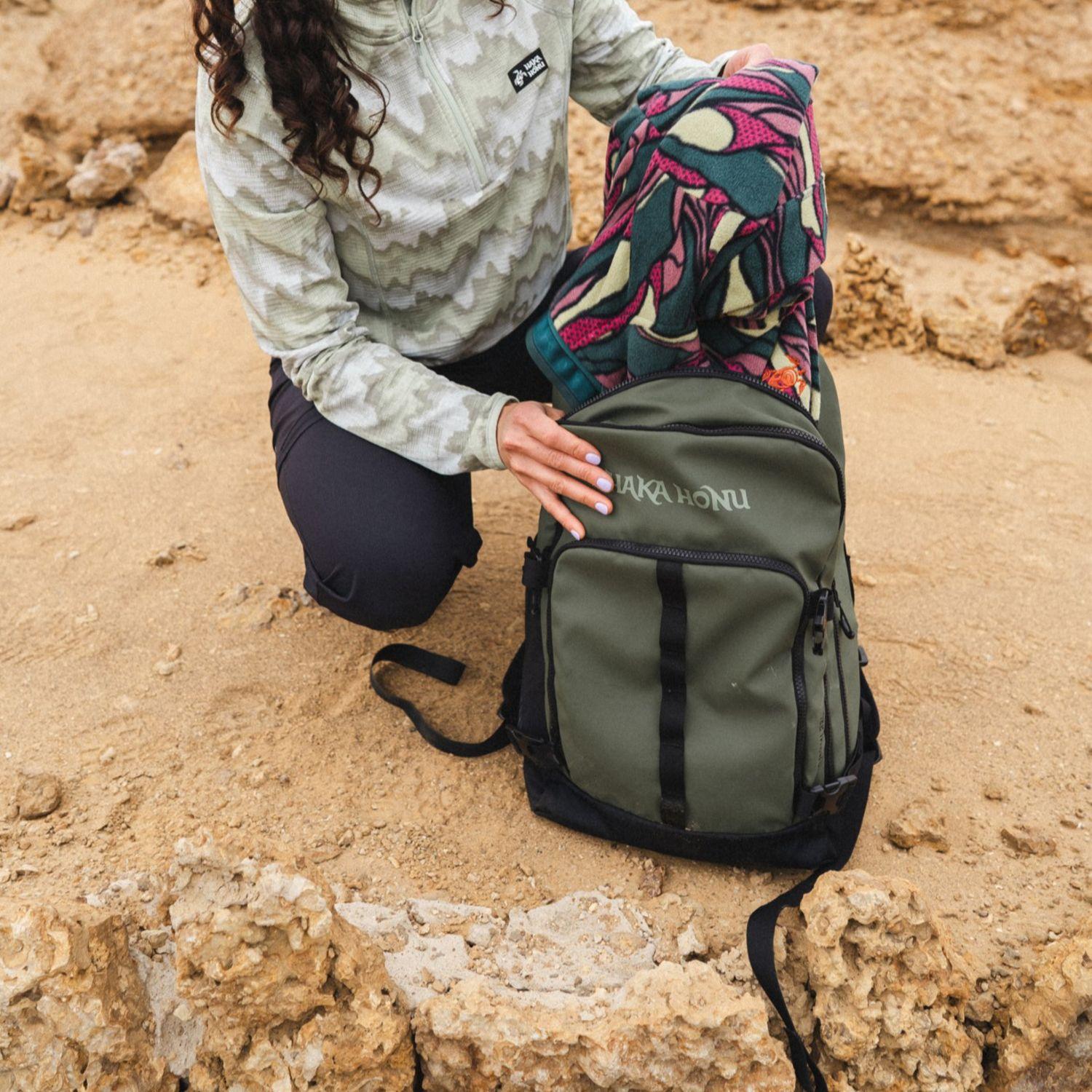 Mochila Cromi 22L Verde Militar Haka Honu V26-8