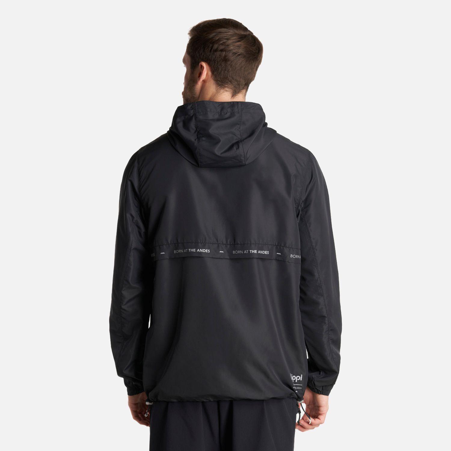 Chaqueta Hombre Nightfall WindBreaker Hoody Jacket Negro Lippi V24-3