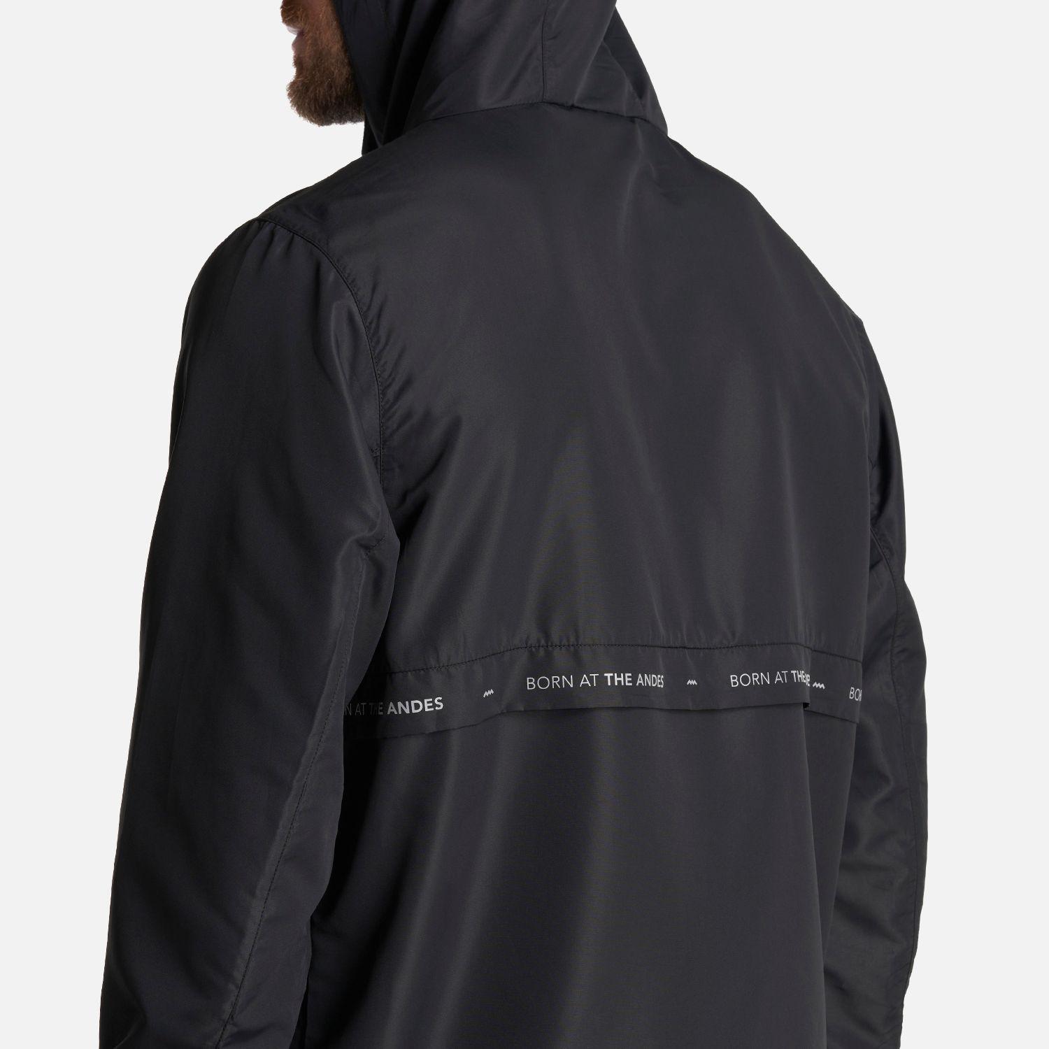 Chaqueta Hombre Nightfall WindBreaker Hoody Jacket Negro Lippi V24-7