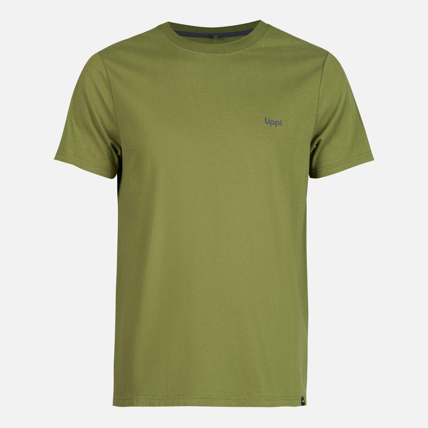 Polera Hombre Go Lost T-Shirt Verde Musgo Lippi-0