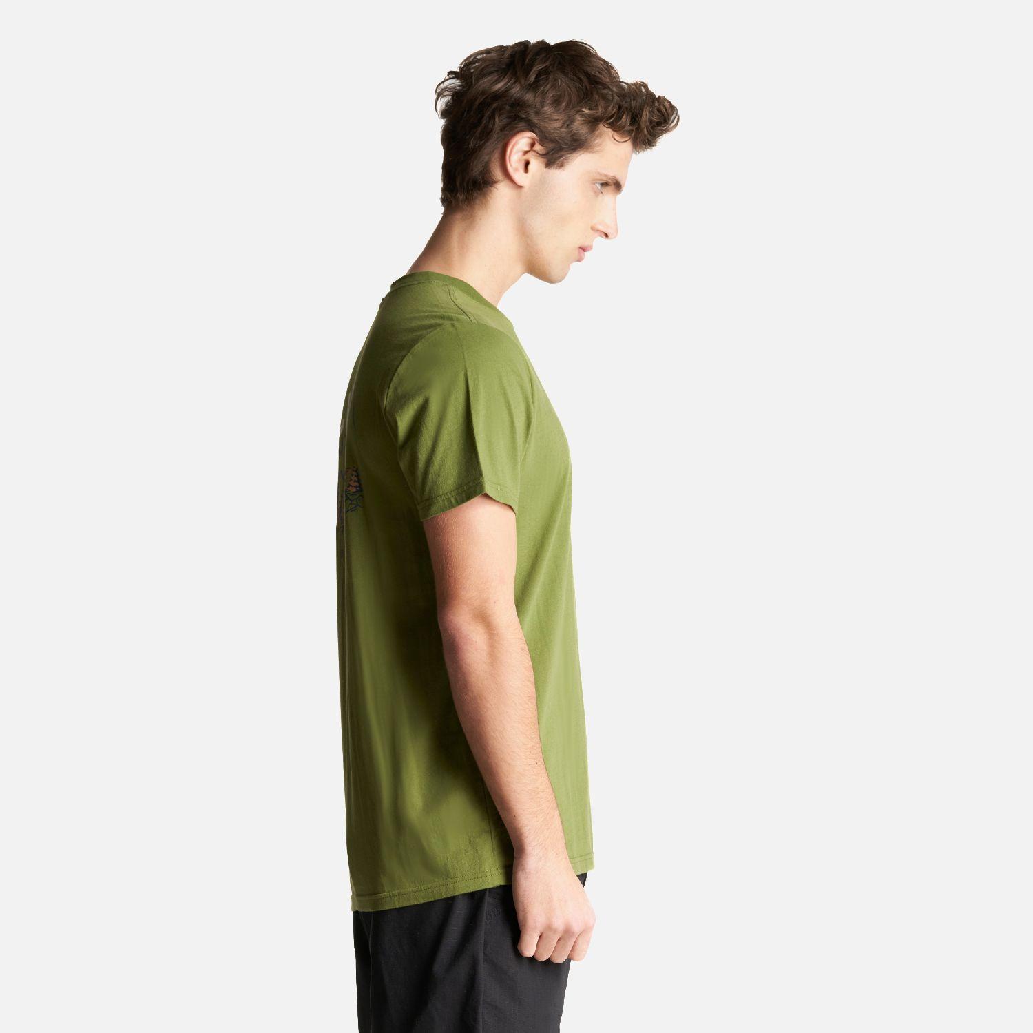 Polera Hombre Go Lost T-Shirt Verde Musgo Lippi-3