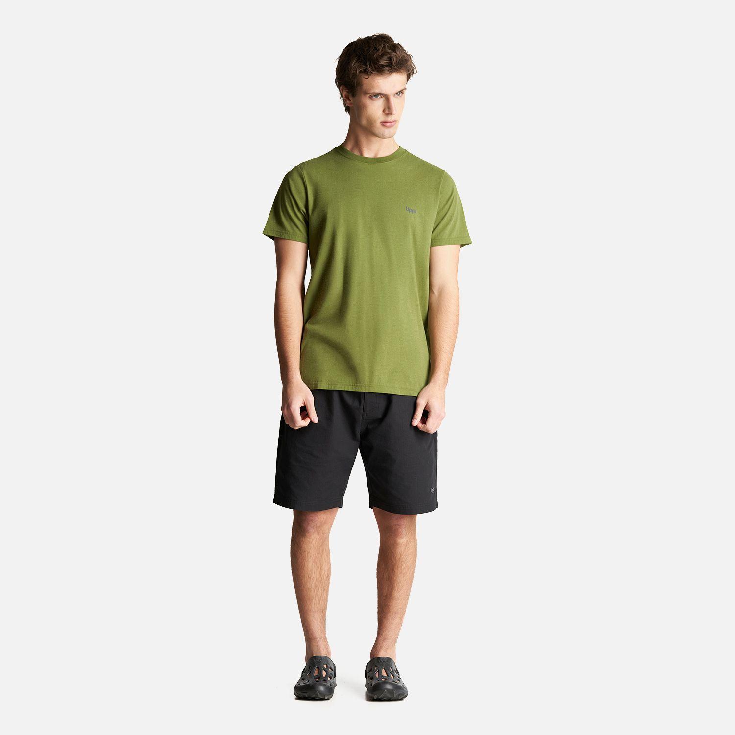 Polera Hombre Go Lost T-Shirt Verde Musgo Lippi-7