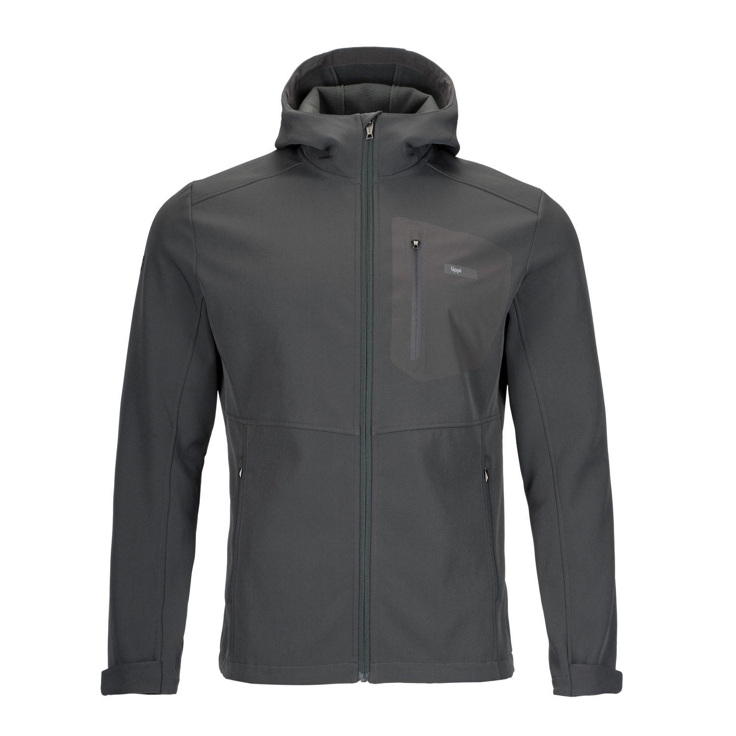 Chaqueta Hombre Seek Softshell Hoody Jacket Verde Oscuro Lippi-0