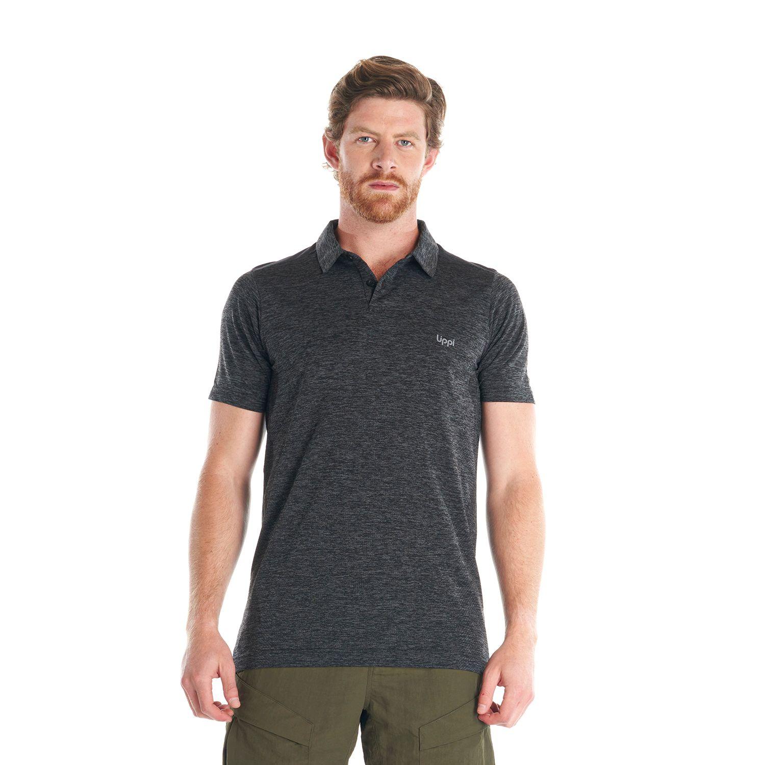 Polera Hombre B-Classic Seamless Polo Grafito Lippi V22-1