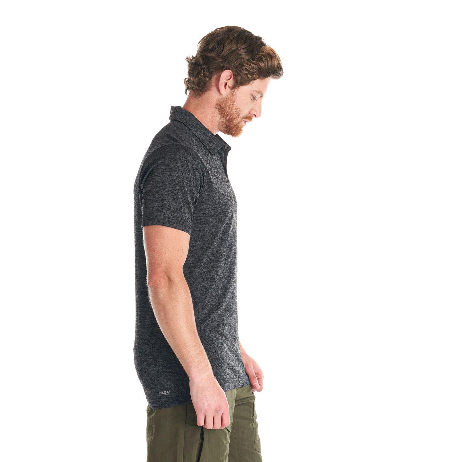 Polera Hombre B-Classic Seamless Polo Grafito Lippi V22-3