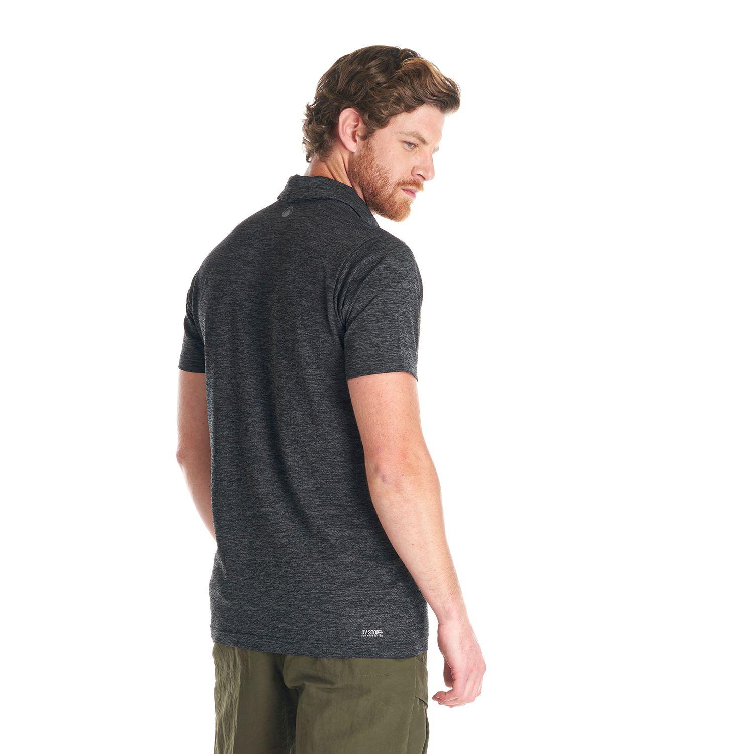 Polera Hombre B-Classic Seamless Polo Grafito Lippi V22-4