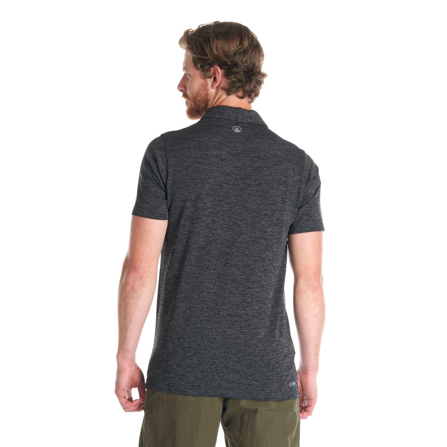 Polera Hombre B-Classic Seamless Polo Grafito Lippi V22-5