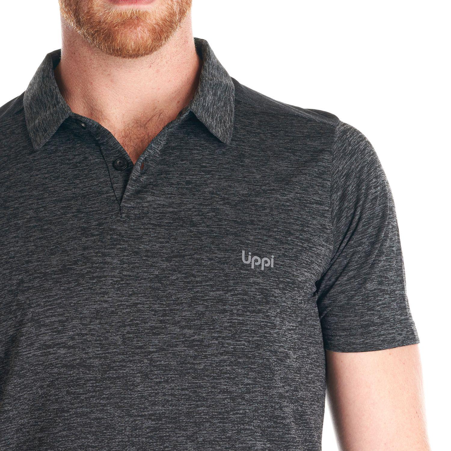 Polera Hombre B-Classic Seamless Polo Grafito Lippi V22-6