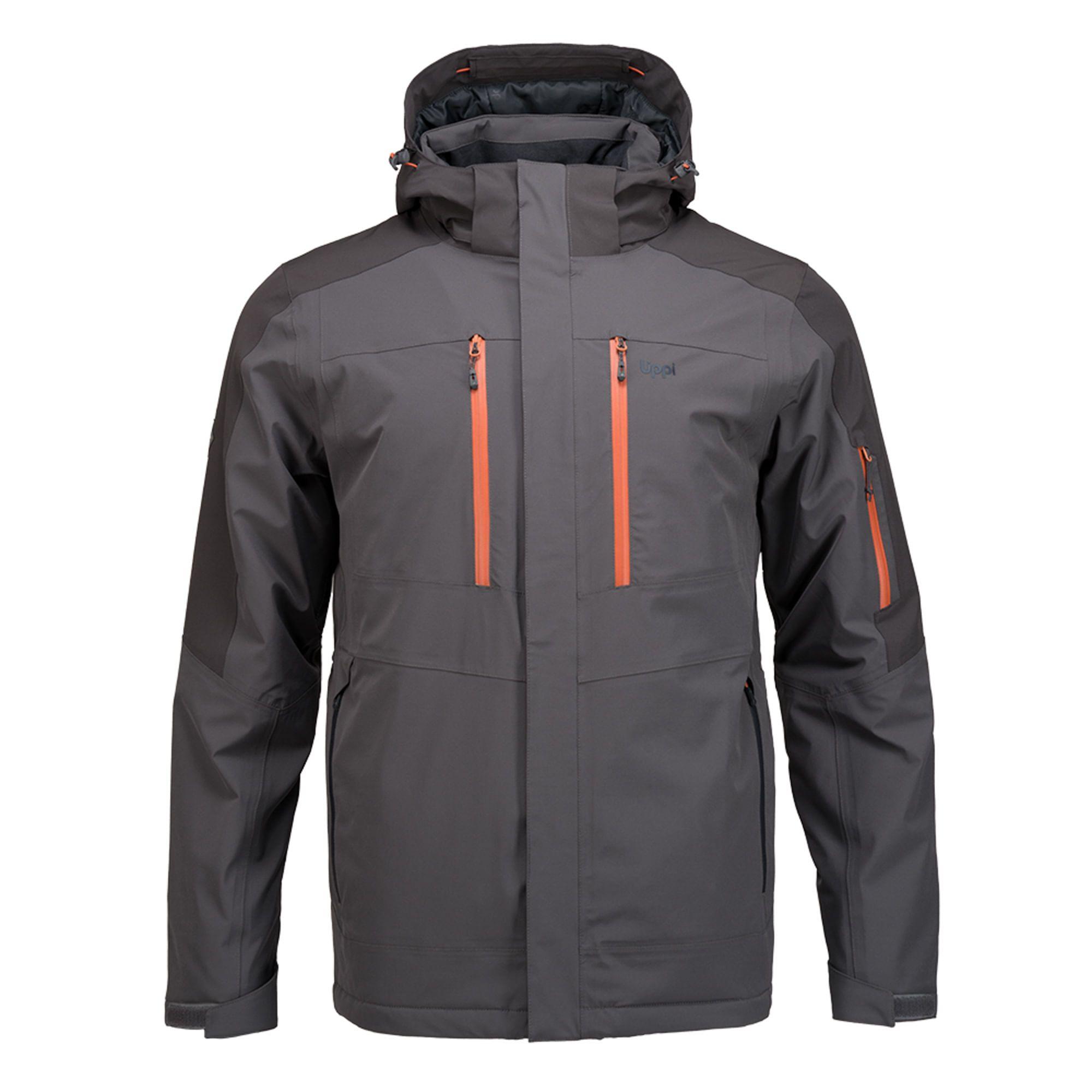 Chaqueta Hombre Andes B-Dry Hoody Jacket Gris Oscuro / Grafito Lippi-0