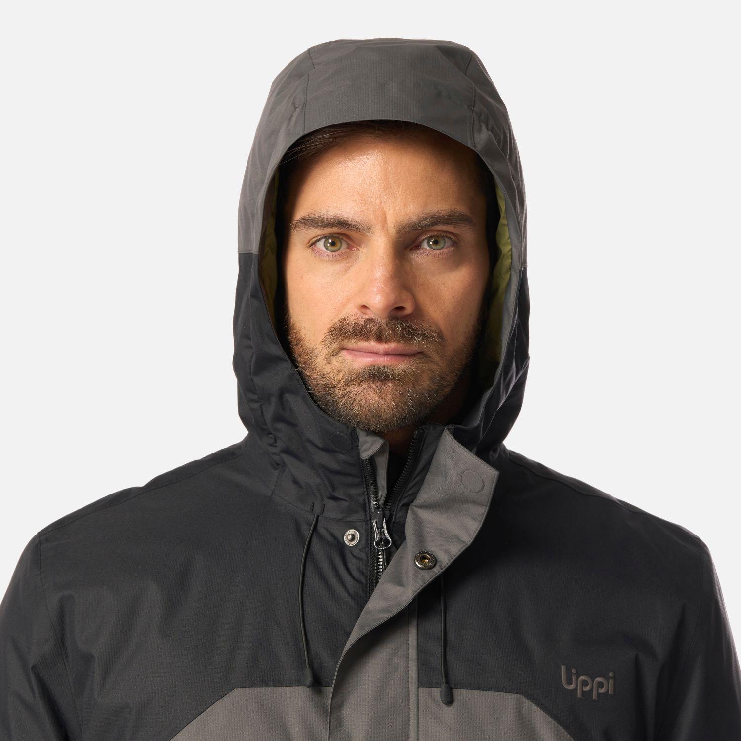 Chaqueta Hombre Gunther B-Dry Hoody Jacket Negro Lippi I26-3