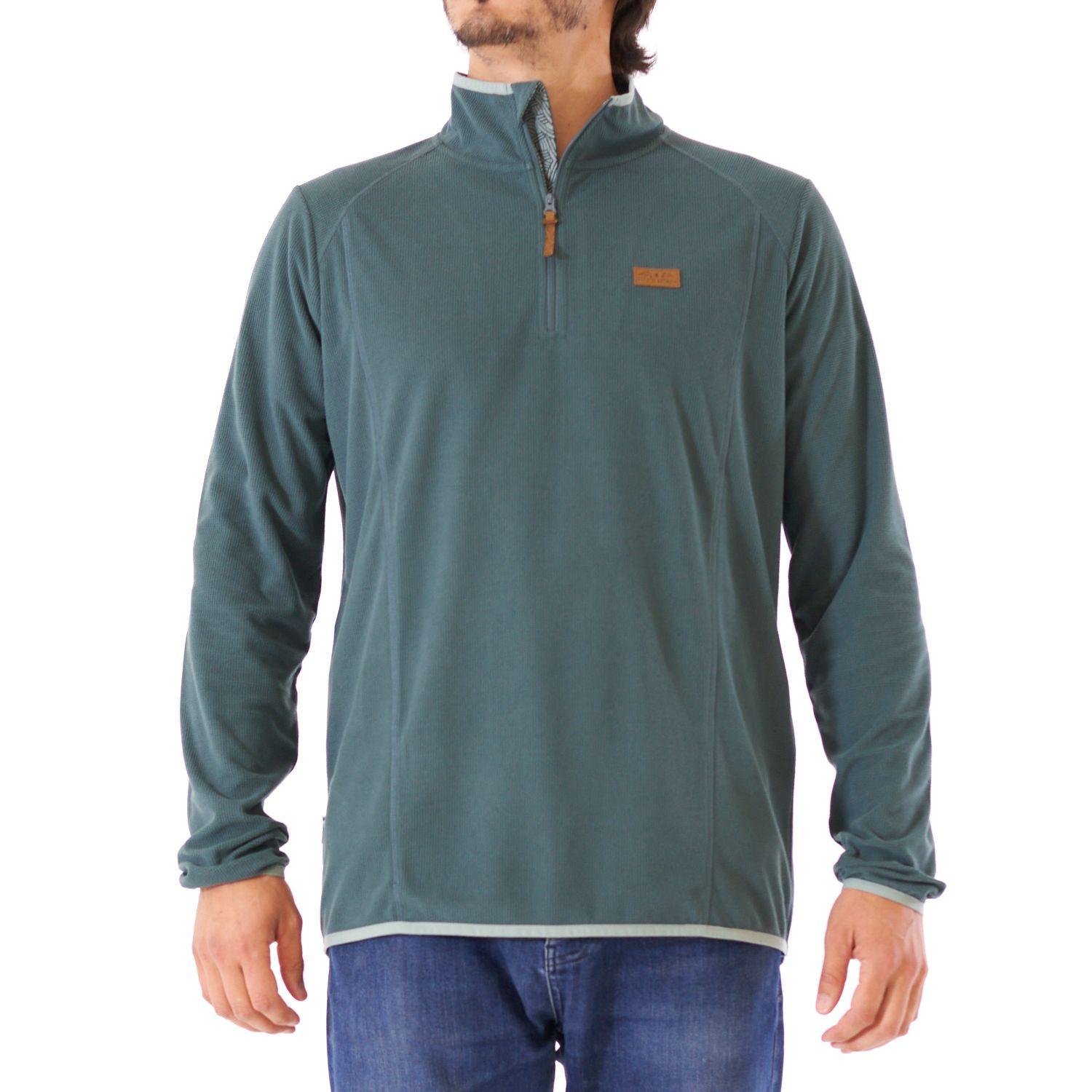 Poleron Hombre Taina Verde Haka Honu-1