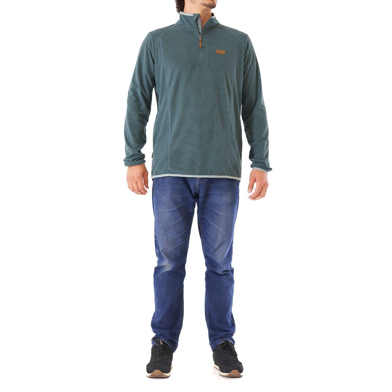 Poleron Hombre Taina Verde Haka Honu-6