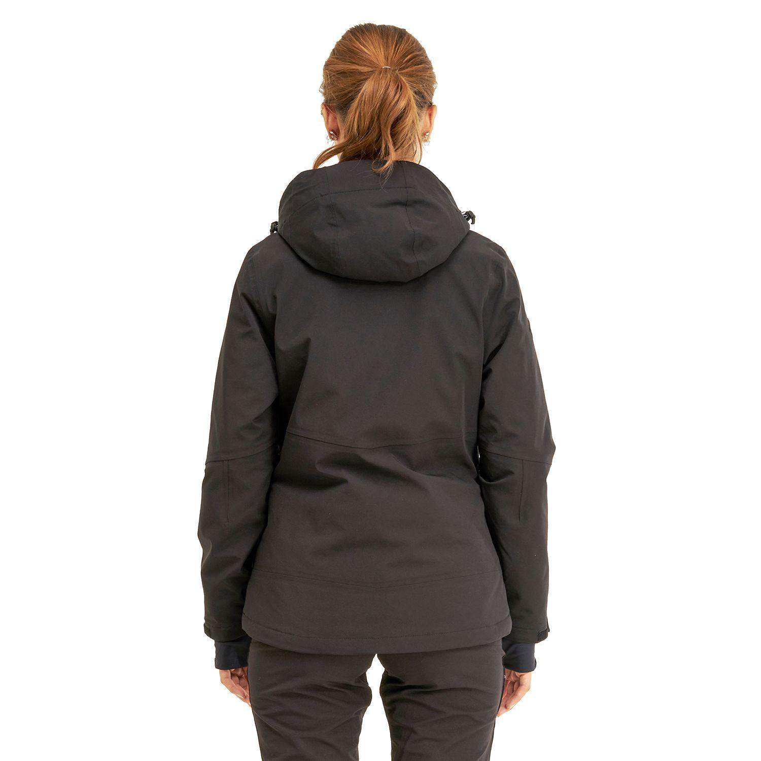Chaqueta Mujer Andes B-Dry Hoody Jacket Negro Lippi I20-3