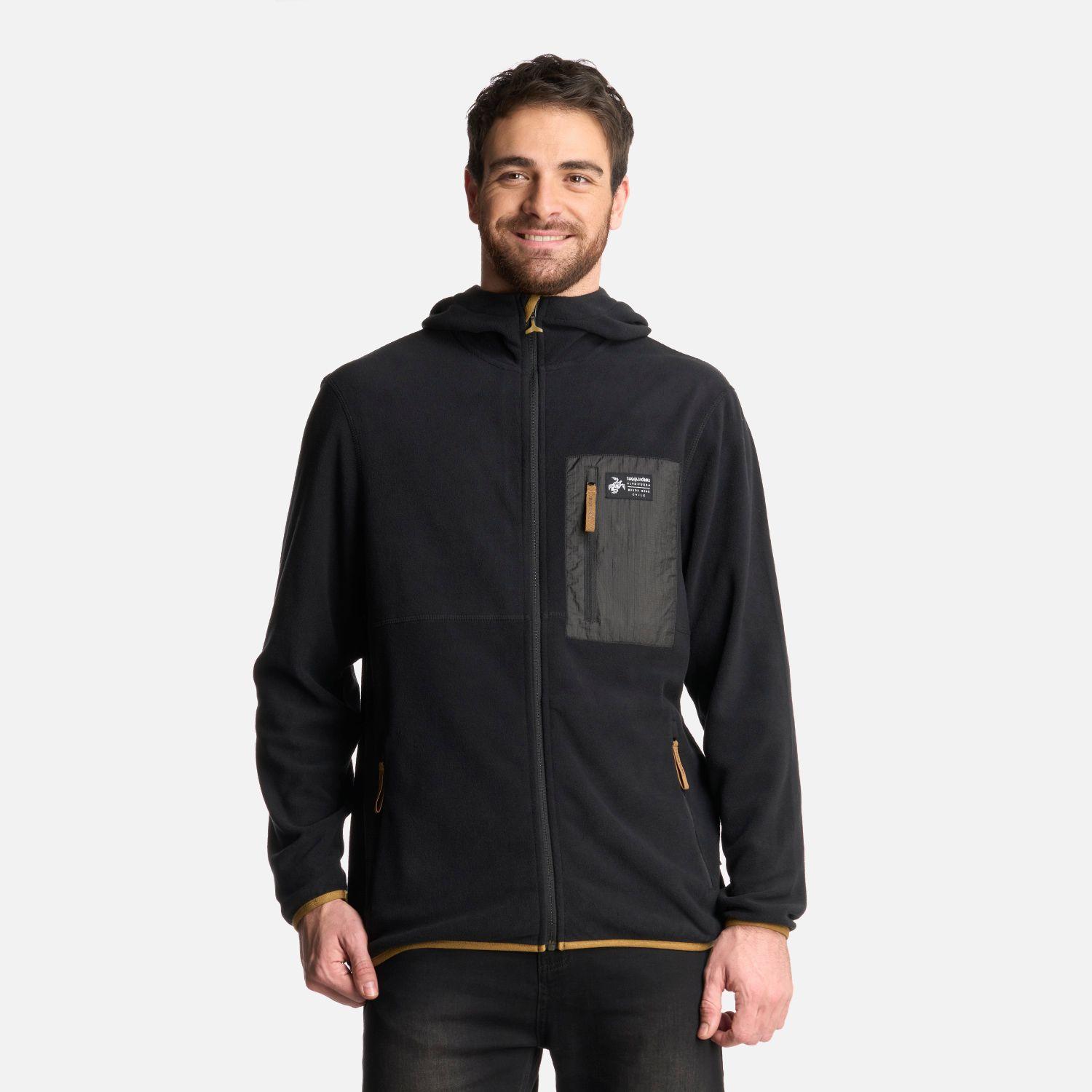 Polerón Hombre Leñero Negro Haka Honu V25-0