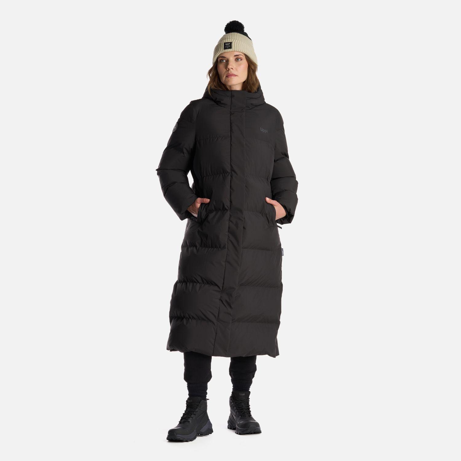 Chaqueta Mujer Long And Warm Steam Pro Hoody Jacket Negro Lippi-1