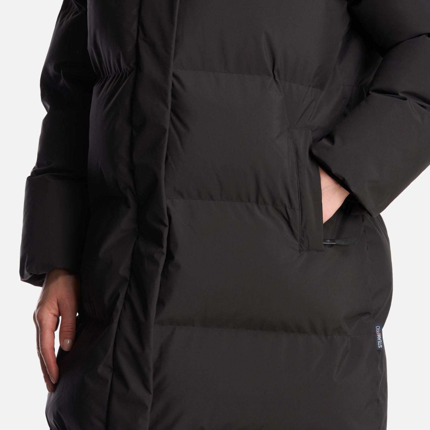 Chaqueta Mujer Long And Warm Steam Pro Hoody Jacket Negro Lippi-6