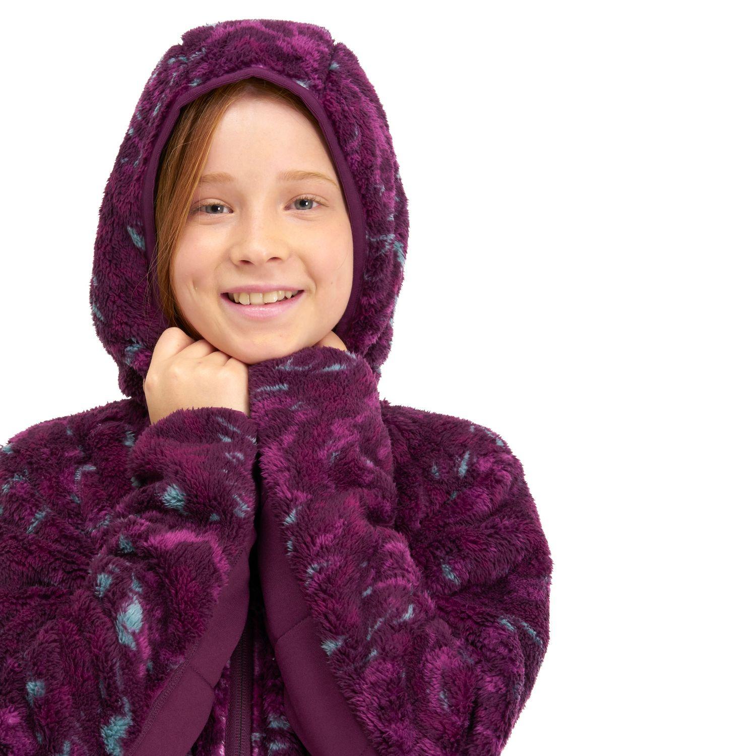 Chaqueta Teen Girl Cross Nano-F Shaggy Jacket Print Uva Lippi-4