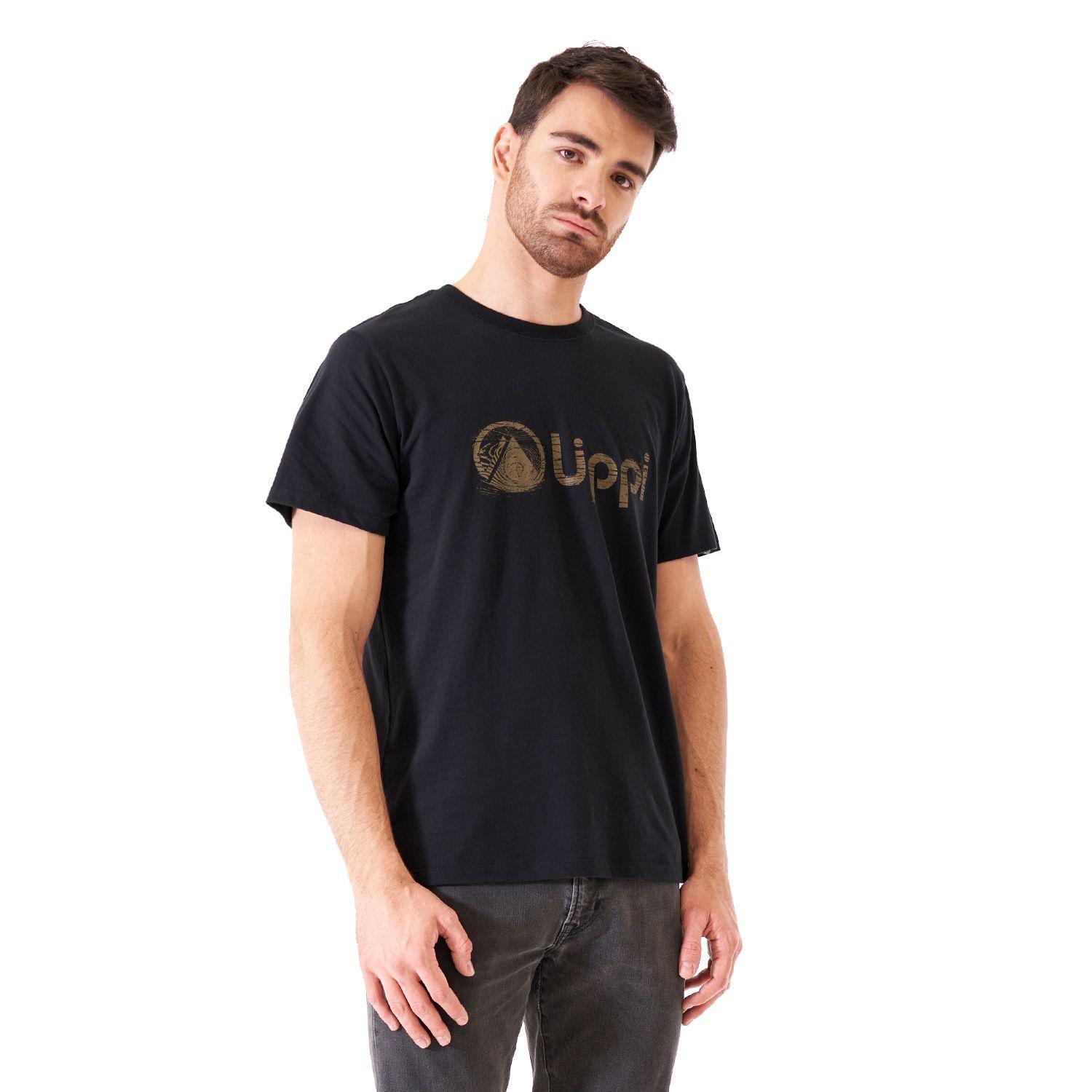Polera Hombre Logo Lippi UVStop TShirt Negro Lippi-2
