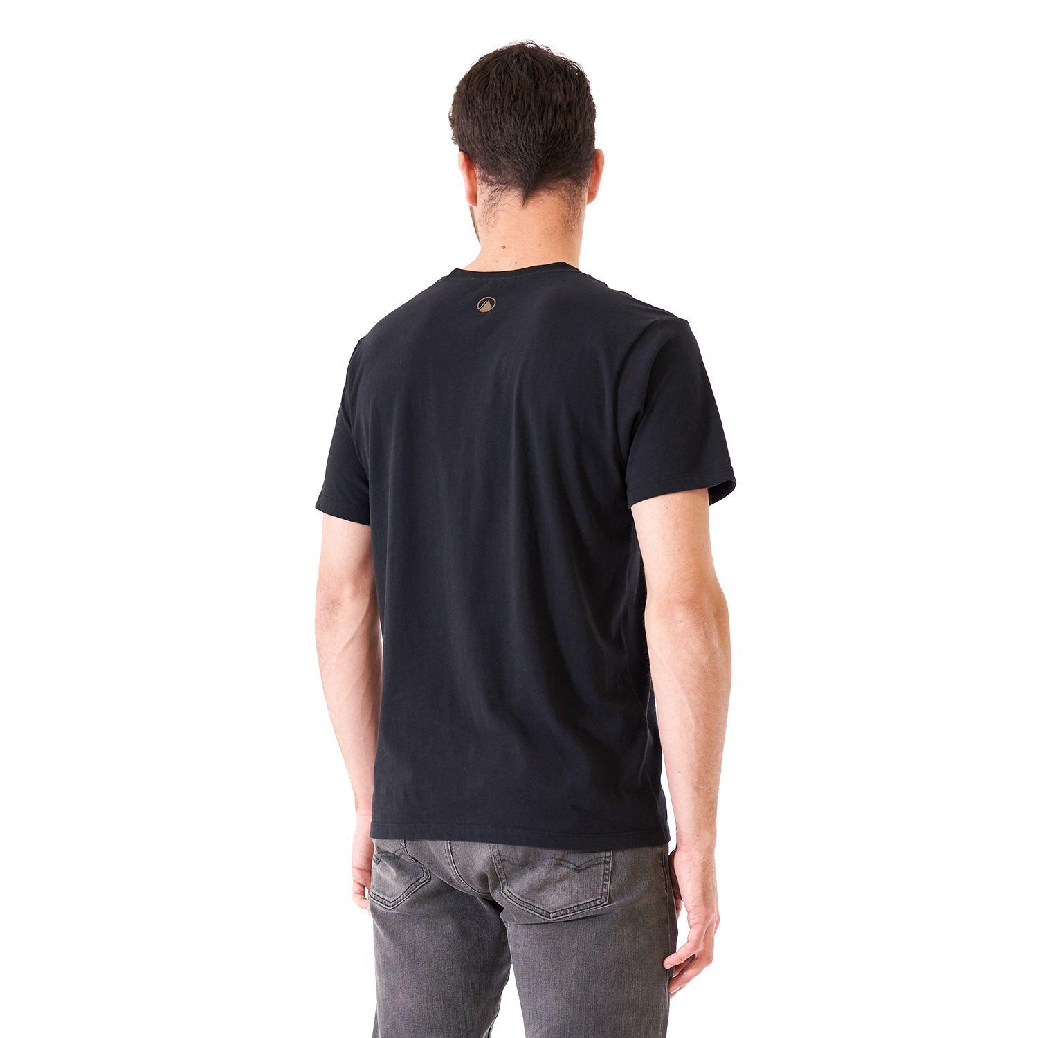 Polera Hombre Logo Lippi UVStop TShirt Negro Lippi-3