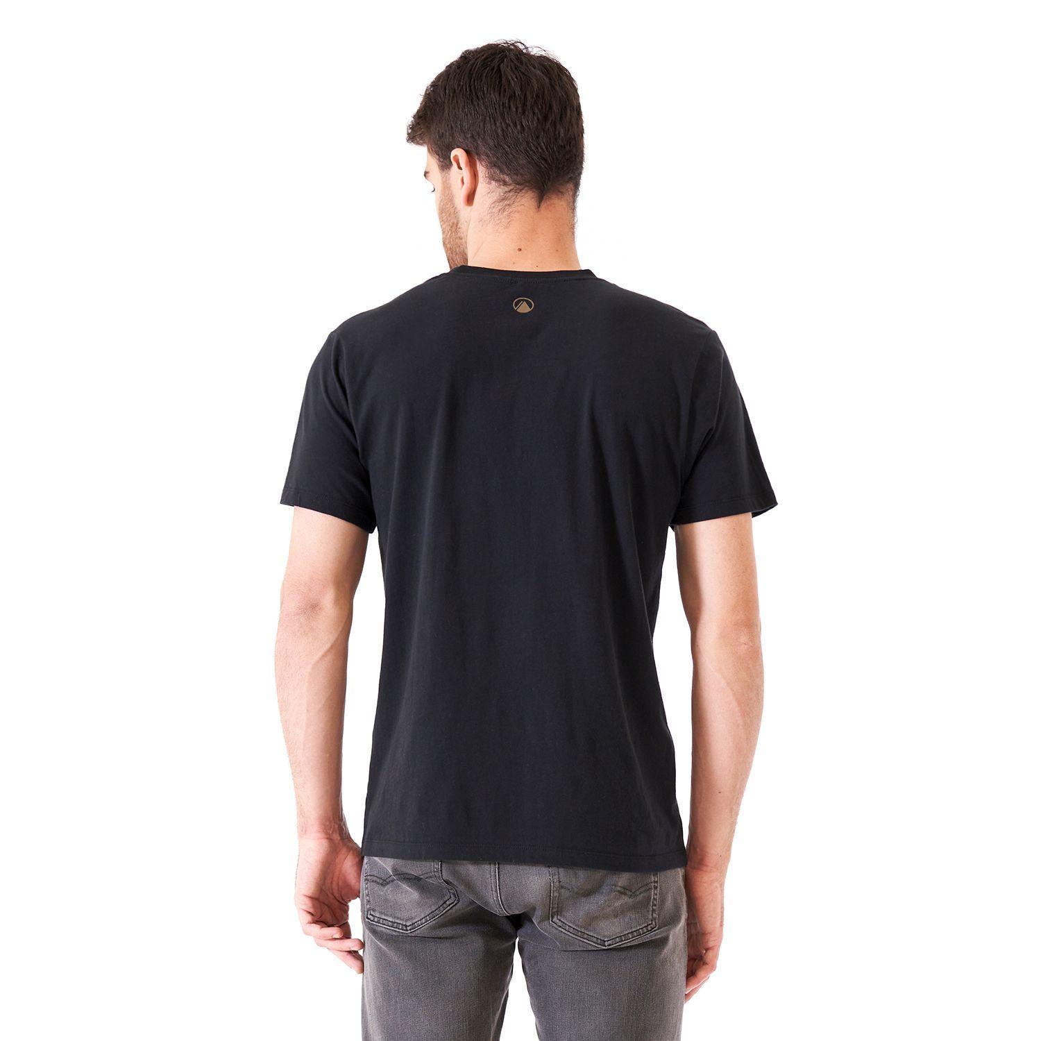 Polera Hombre Logo Lippi UVStop TShirt Negro Lippi-5