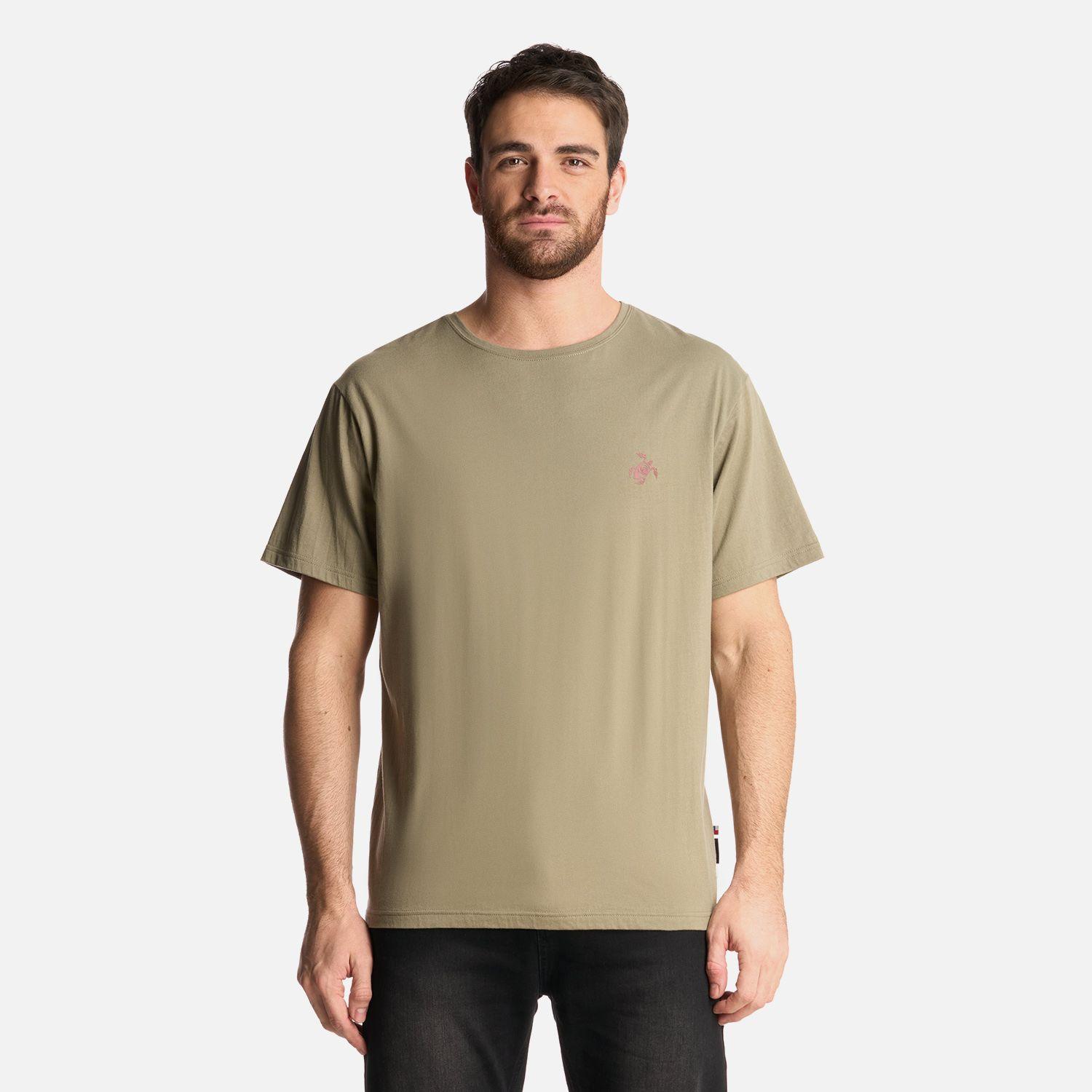 Polera Hombre Vive Fuera Verde Oliva Haka Honu-0