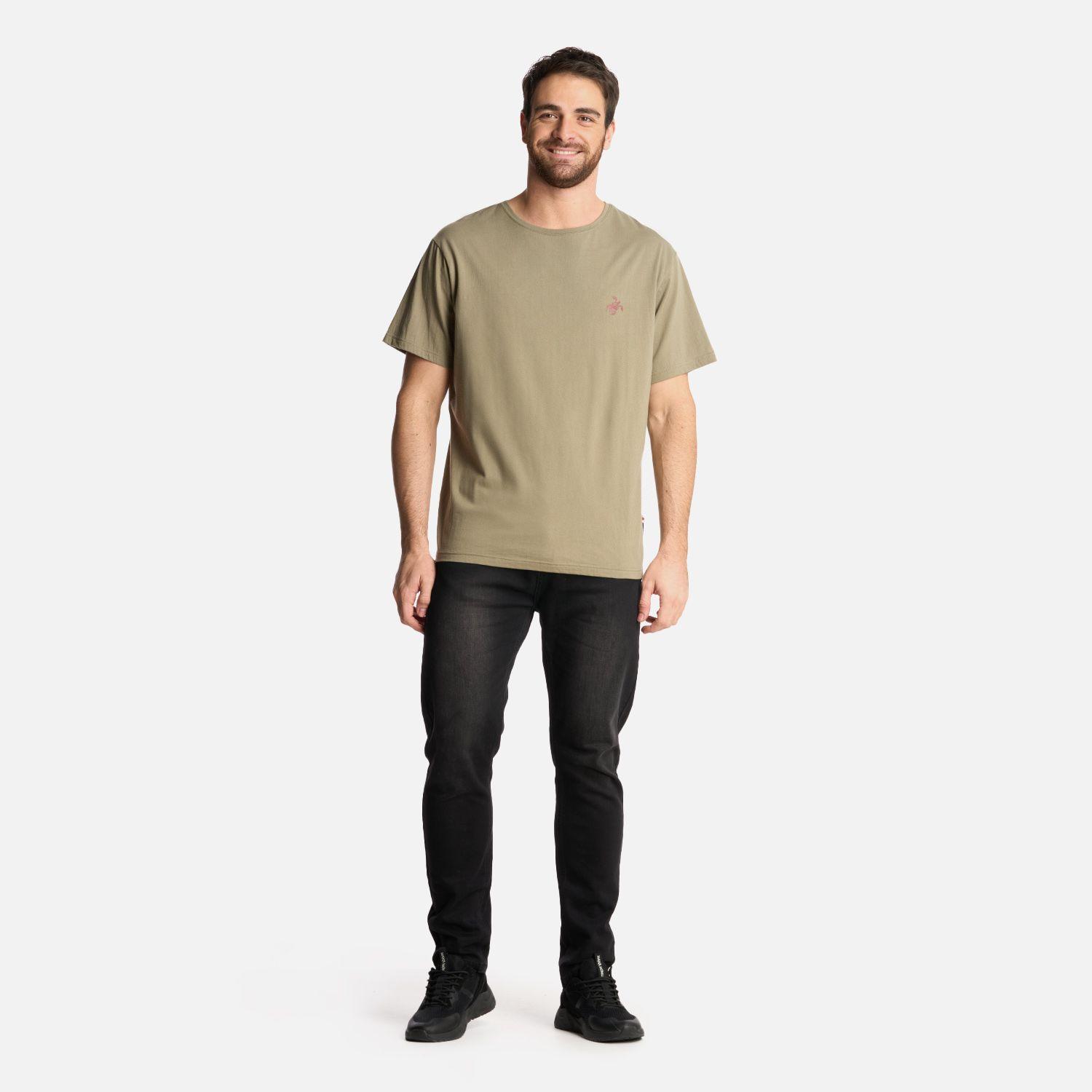Polera Hombre Vive Fuera Verde Oliva Haka Honu-4