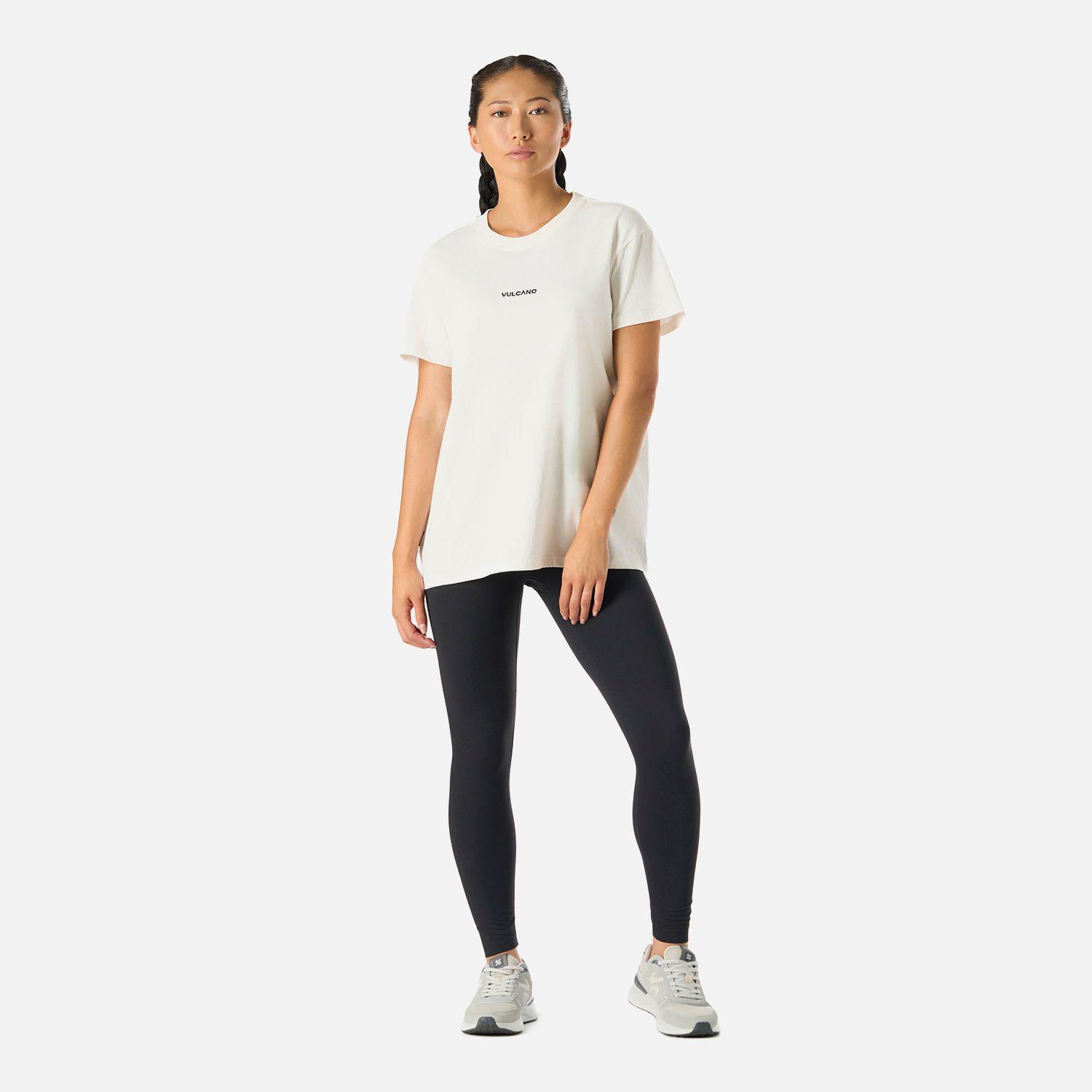 Polera Mujer Cool Down T-Shirt Blanco Vulcano-5