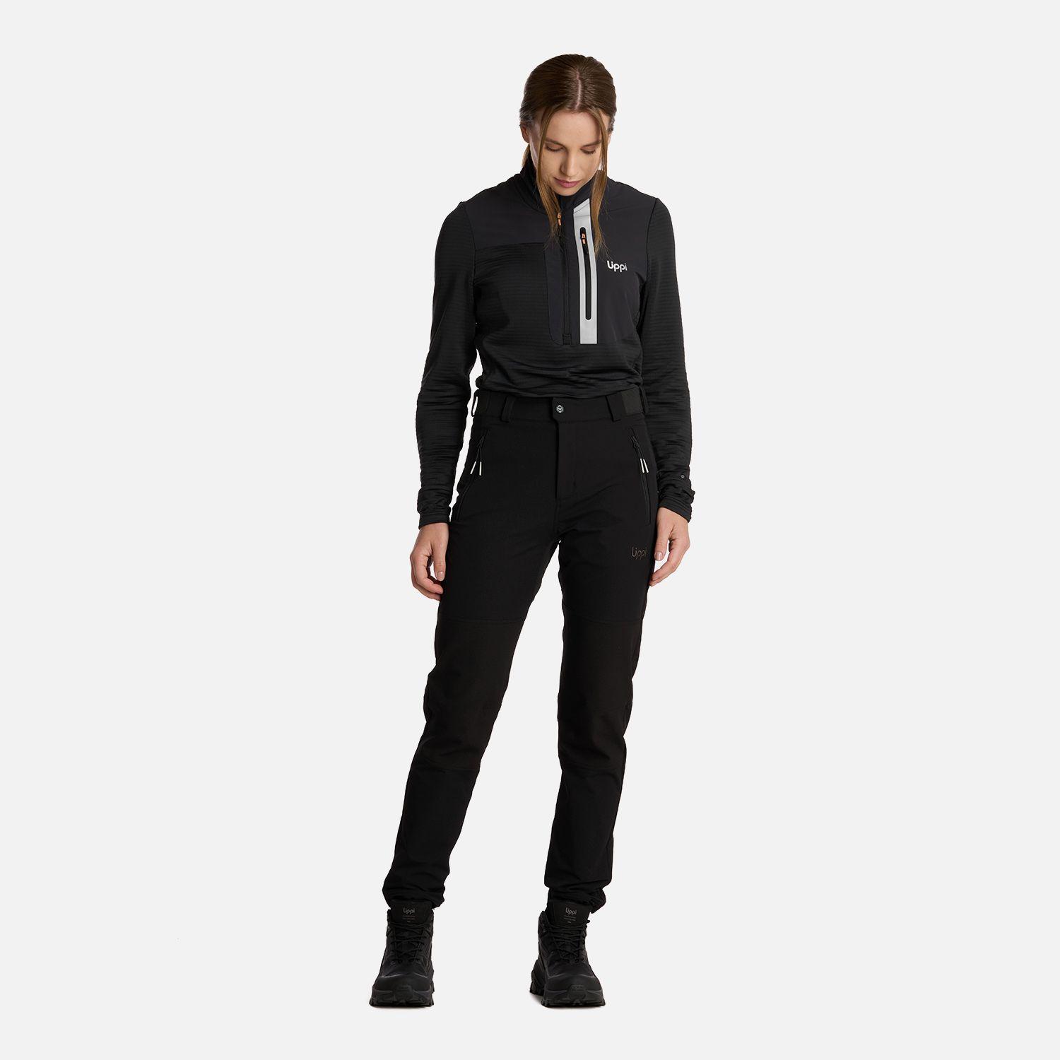 Pantalón Mujer Shelter Softshell Pants Negro Lippi I25-6