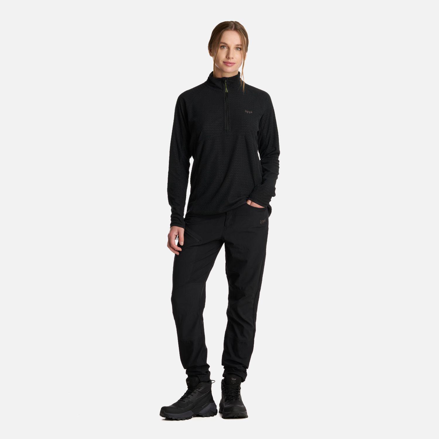Pantalón Mujer Lennox Q-Dry Slim Fit Pants Negro Lippi I25-8