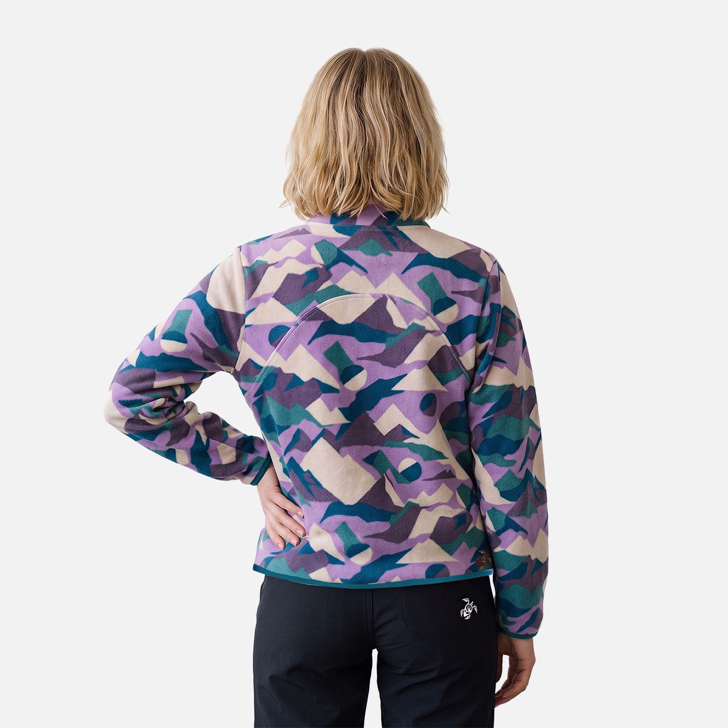 Polar Mujer Tokerau Print Malva Haka Honu V27-1