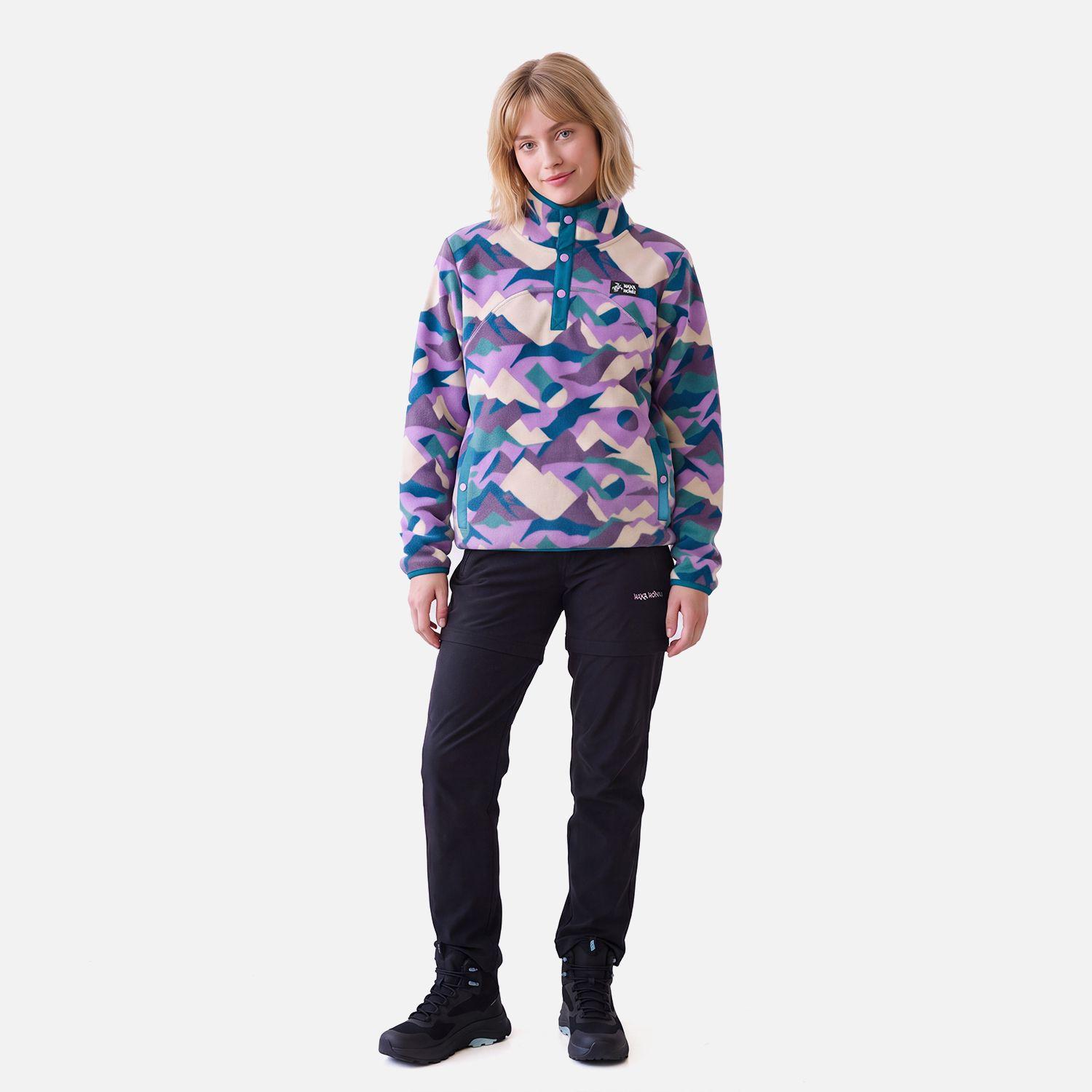 Polar Mujer Tokerau Print Malva Haka Honu V27-3