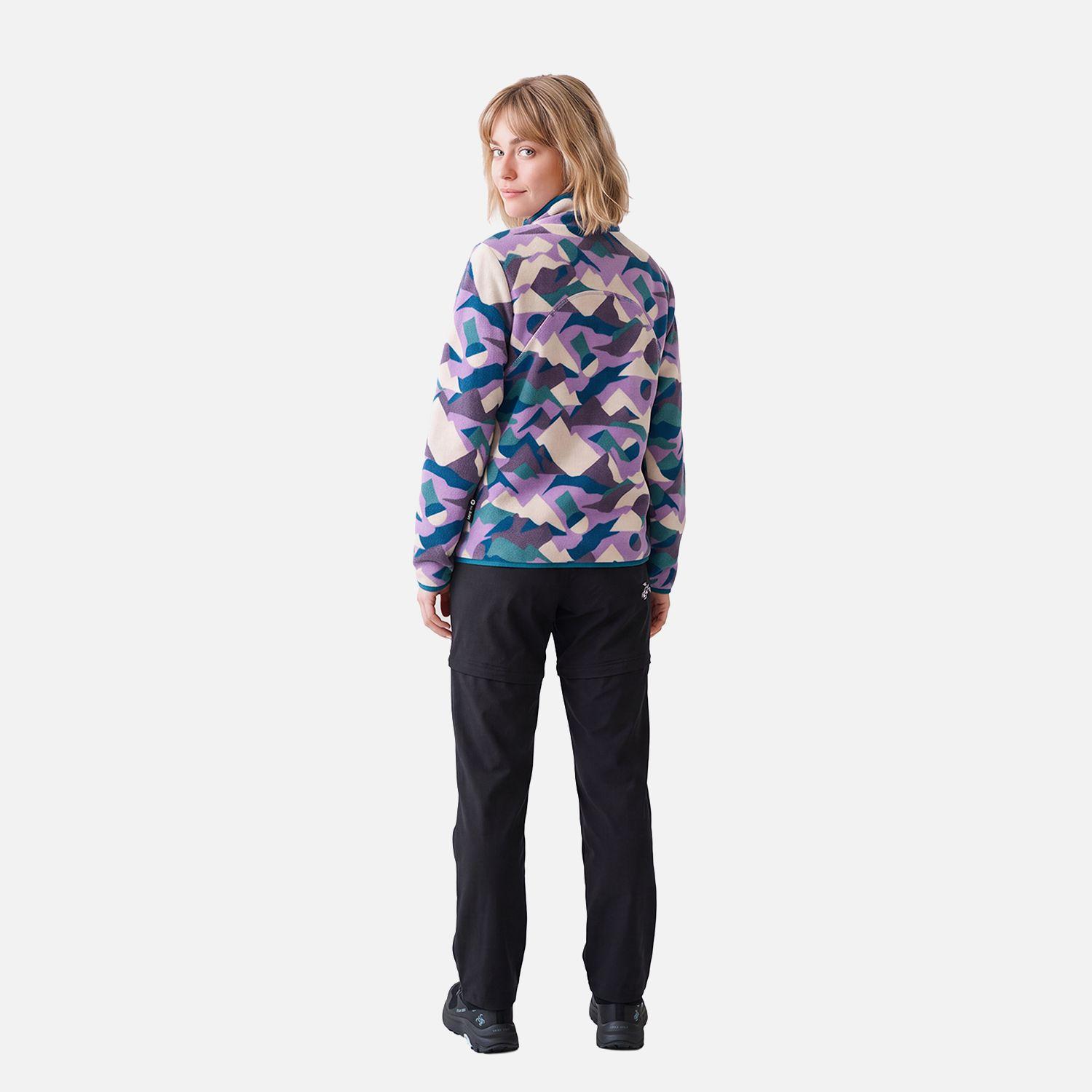Polar Mujer Tokerau Print Malva Haka Honu V27-4
