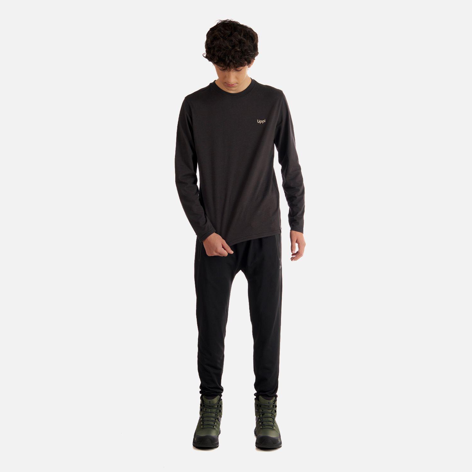 Polera Teen Boy Mountain Long Sleeve T-Shirt Grafito Lippi-6