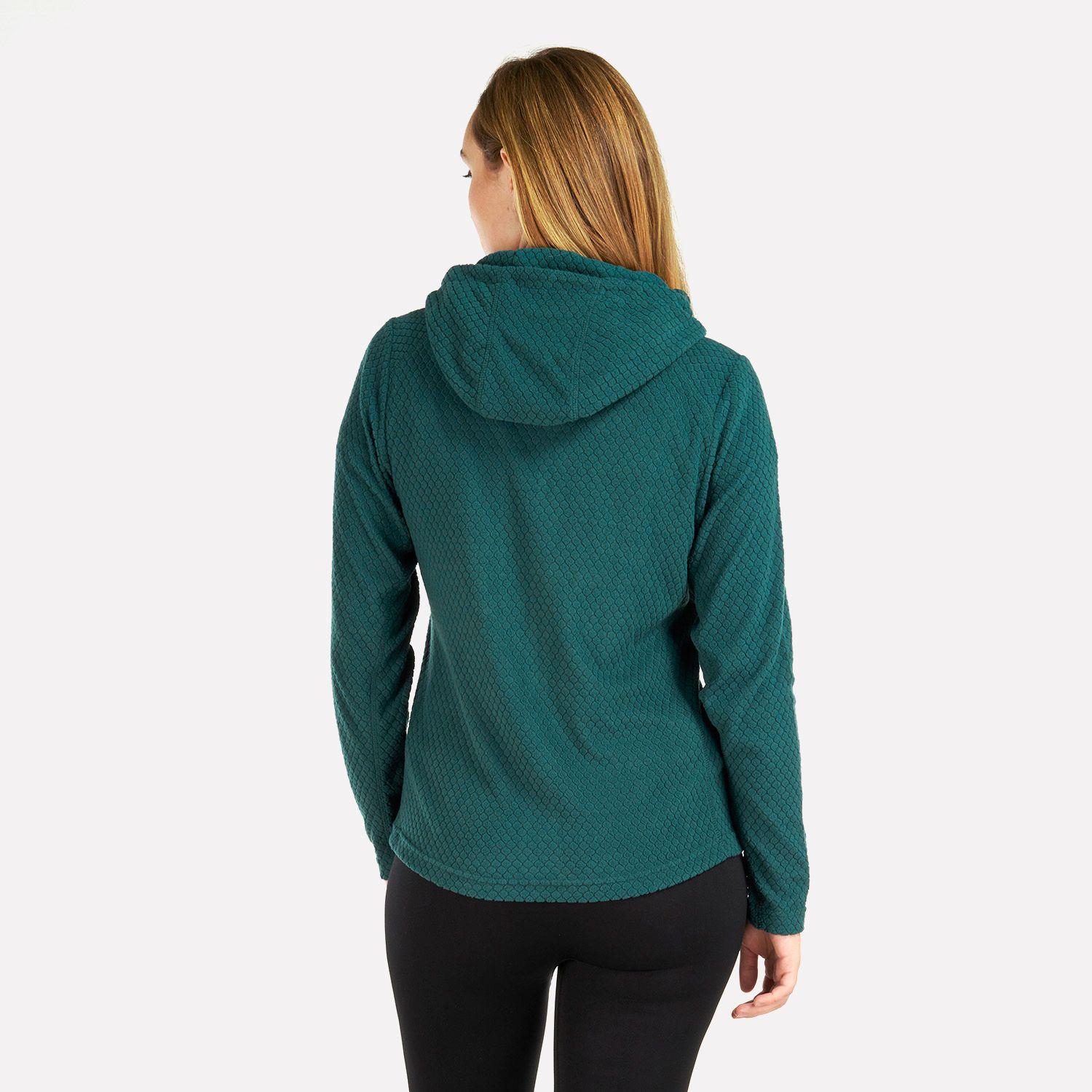 Poleron Mujer Secoya Hoody Turquesa Geography-3