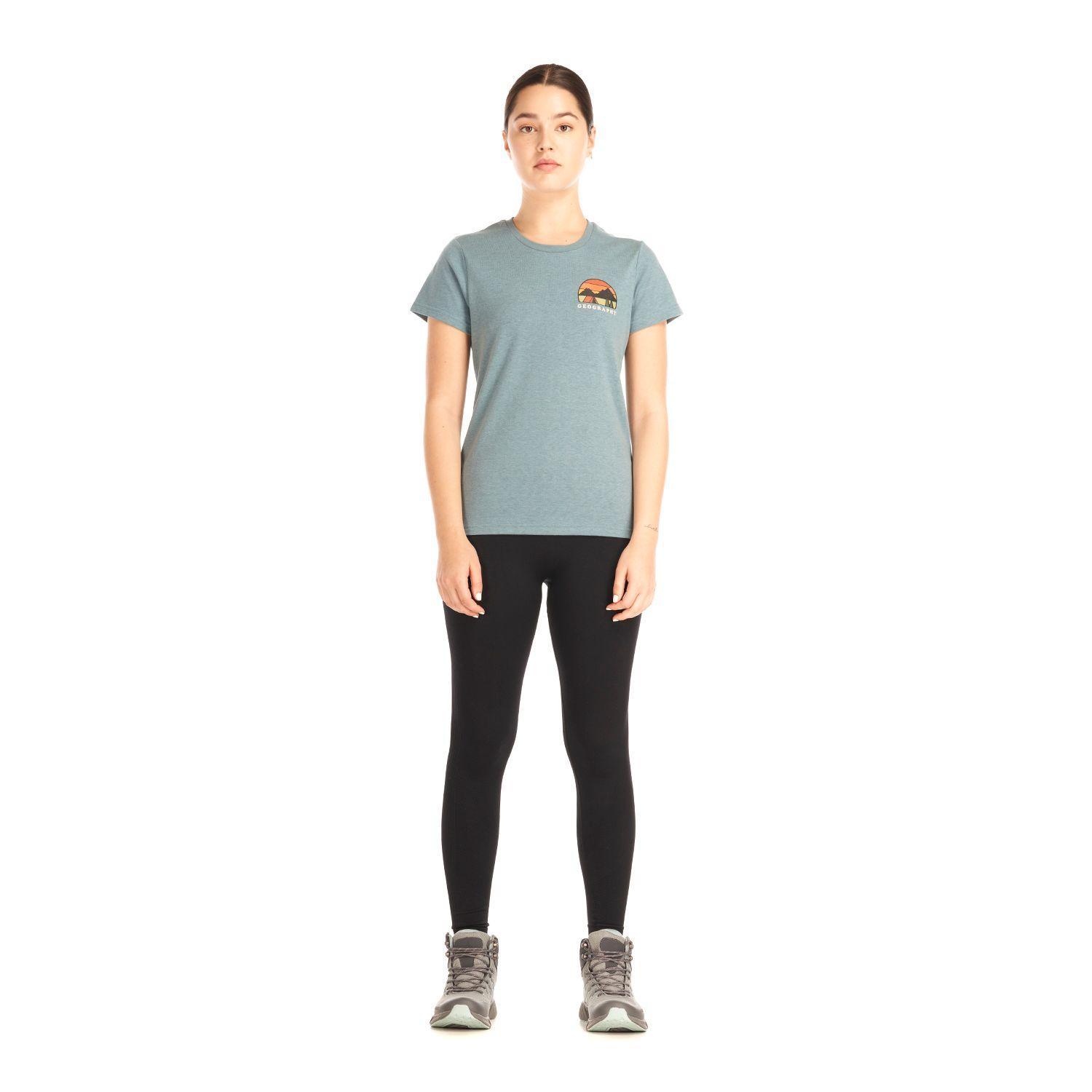 Polera Mujer Liquen Azul Melange Geography-3