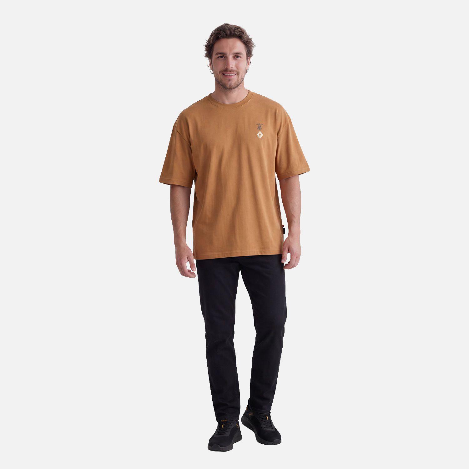 Polera Hombre Norte Grande Mostaza Haka Honu V27-3
