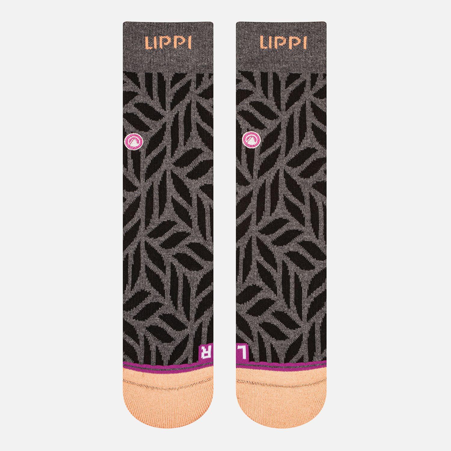 Calcetin Mujer Travel Walk Classic Socks Gris Lippi-1