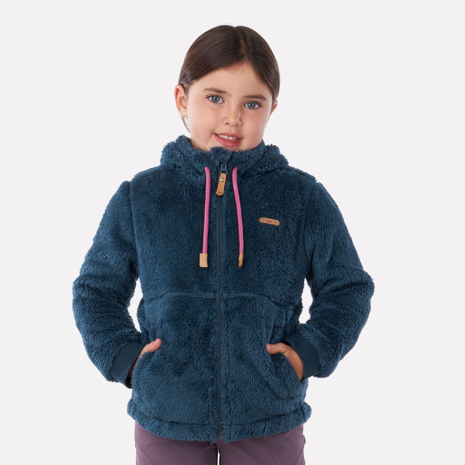 Chaqueta Niña Bear Shaggy-Pro Hoody Jacket Azul Oscuro Lippi-1
