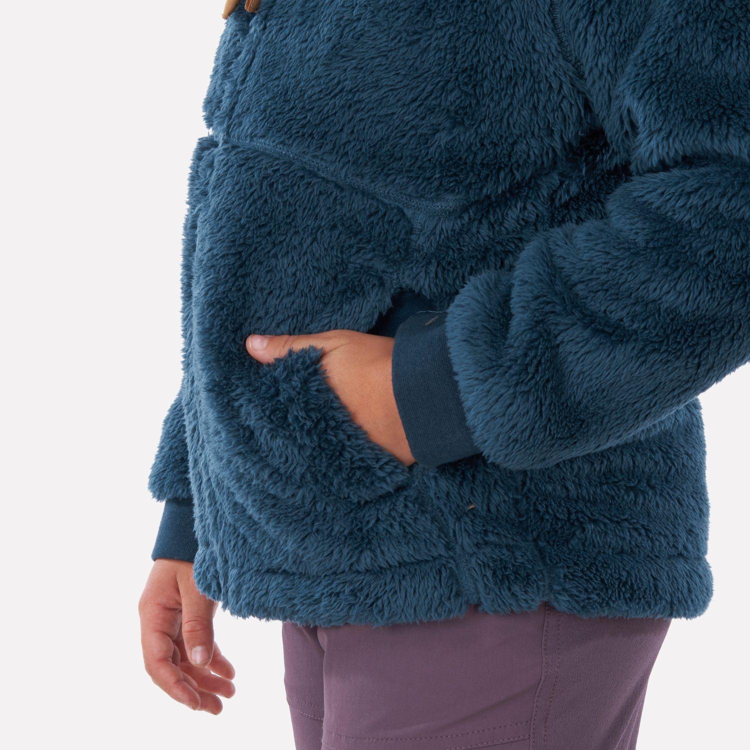 Chaqueta Niña Bear Shaggy-Pro Hoody Jacket Azul Oscuro Lippi-4